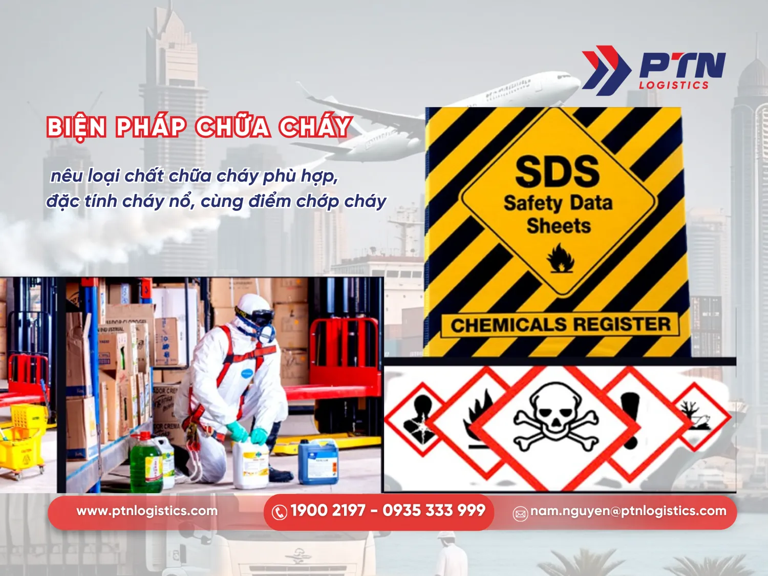 Biện pháp chữa cháy đối với MSDS