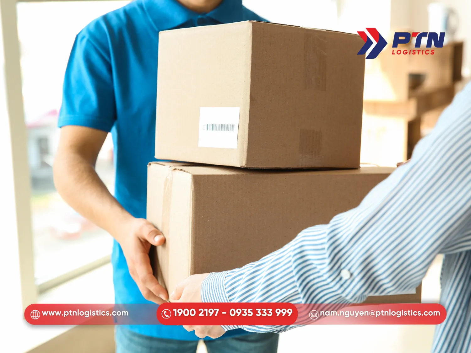 Bước giao nhận trong quản lý chuỗi cung ứng