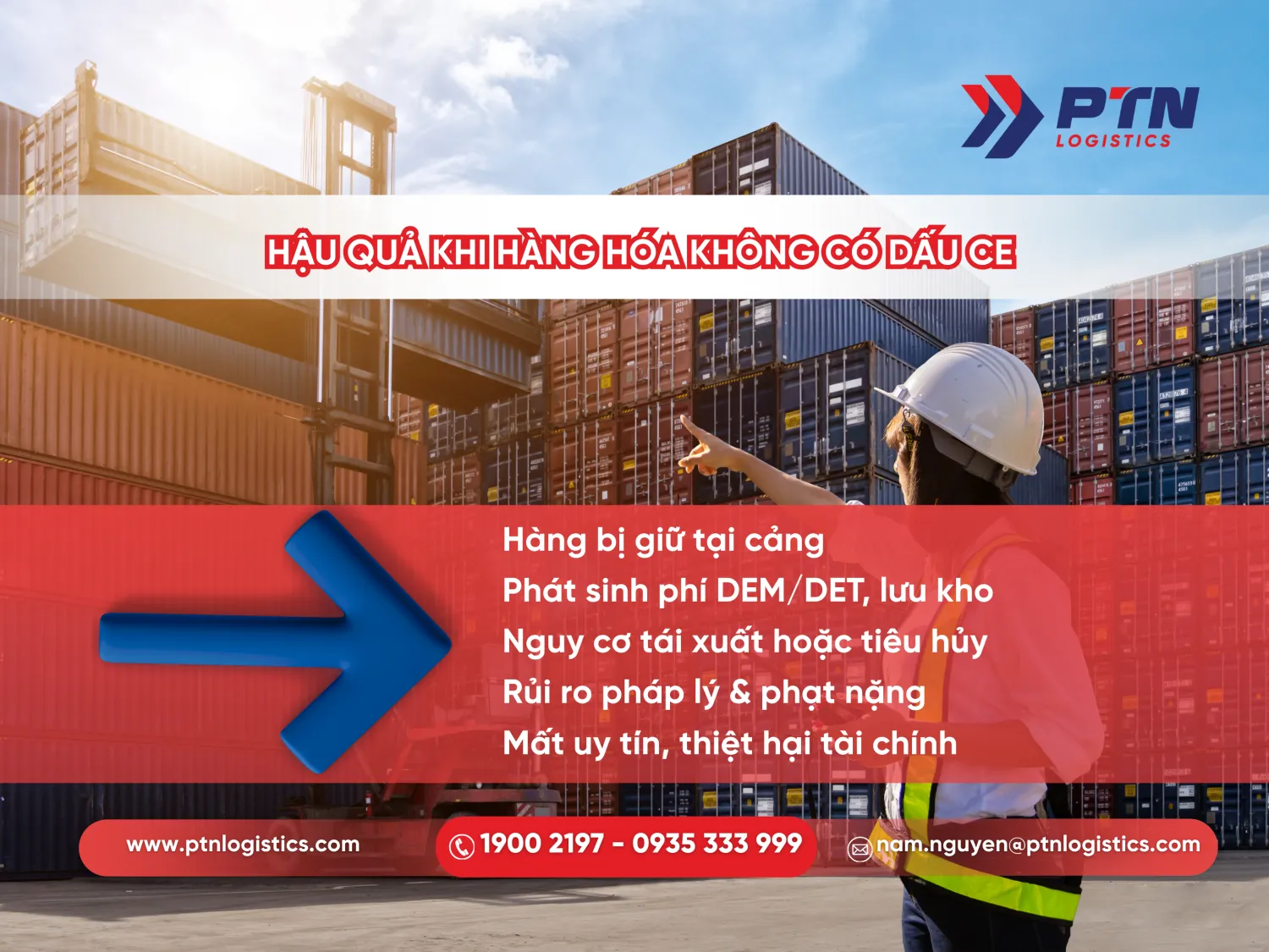 Các hậu quả khi hàng hóa không có dấu CE
