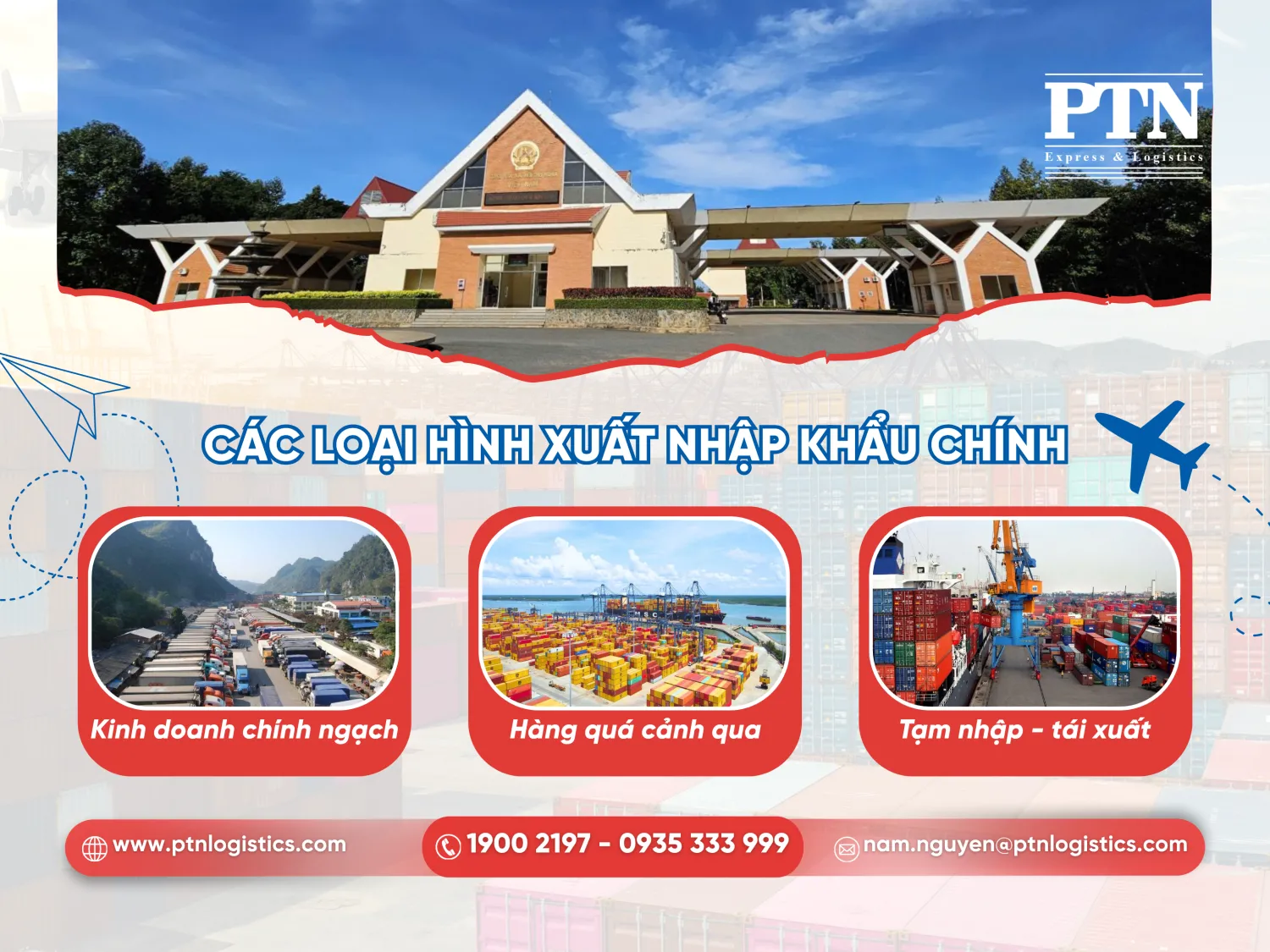 Các loại hình xuất nhập khẩu chính