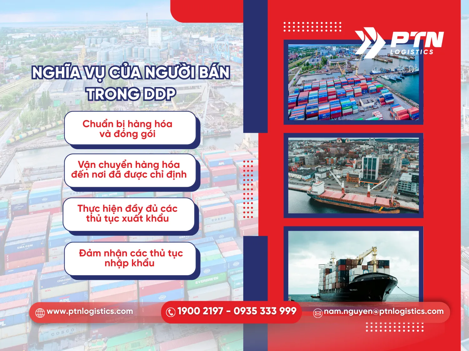 Các nghĩa vụ của người bán trong DDP