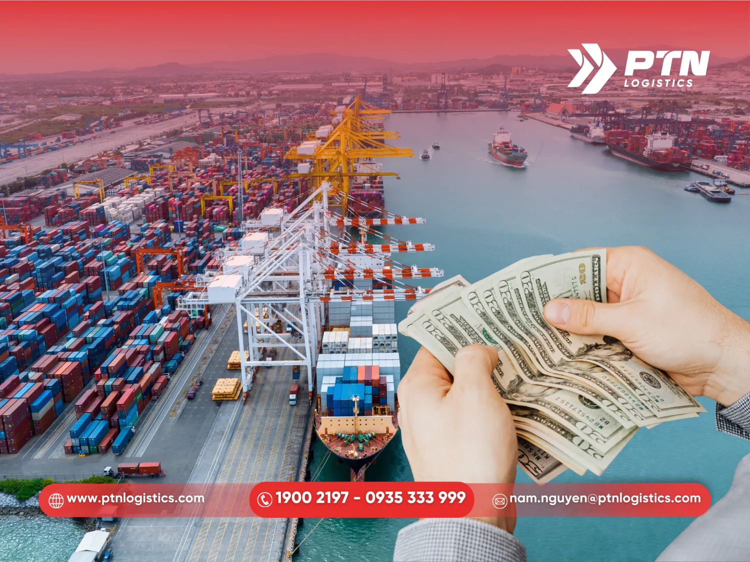 Các phụ phí trong cước vận tải 