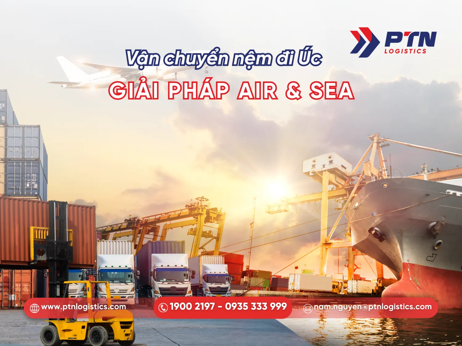Các phương thức gửi nệm đi Úc