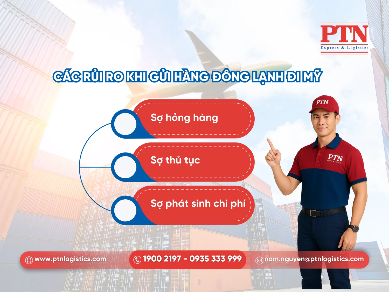 Các rủi ro khi gửi hàng đông lạnh đi Mỹ