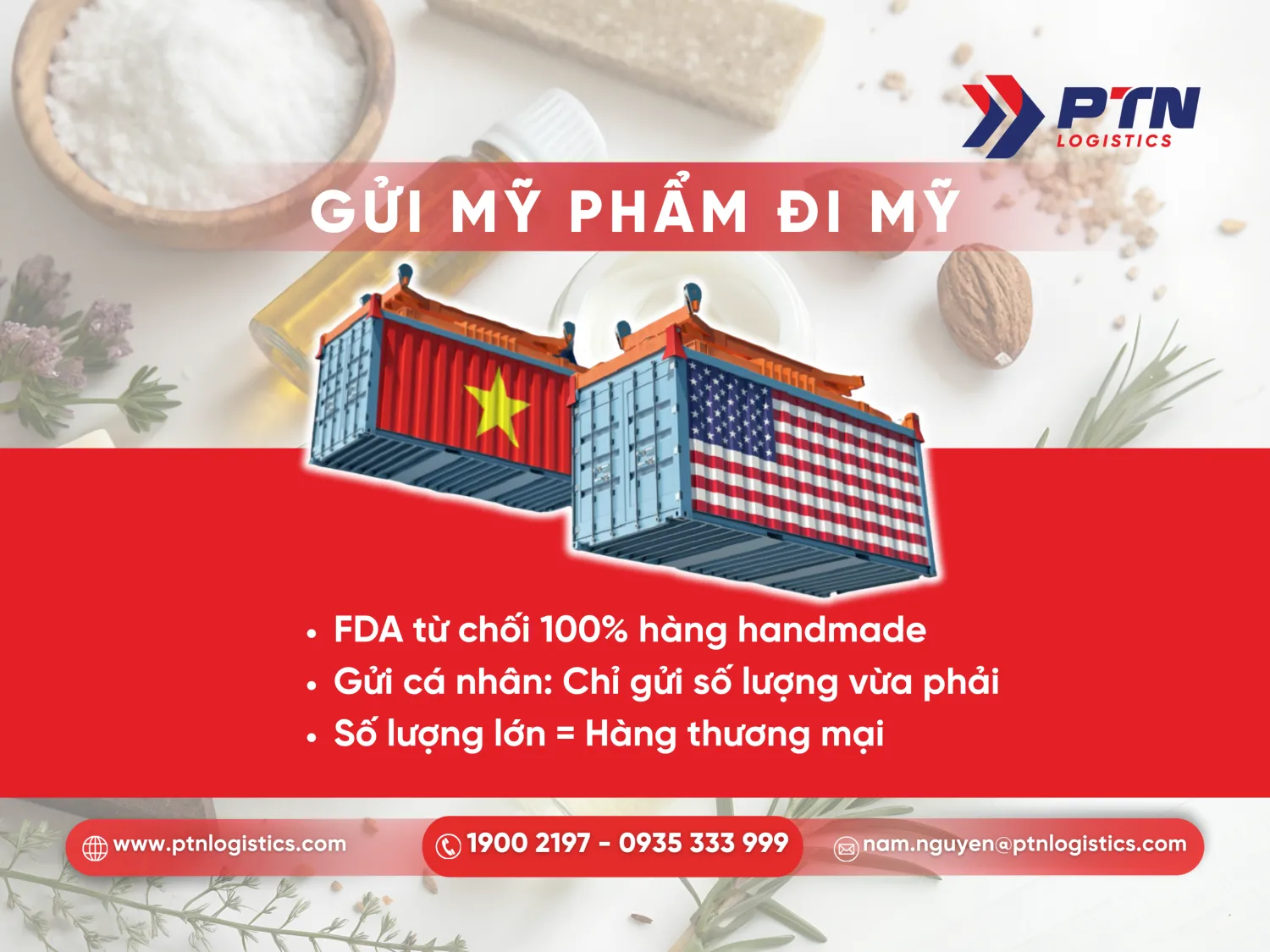 Các rủi ro khi gửi mỹ phẩm đi handmade