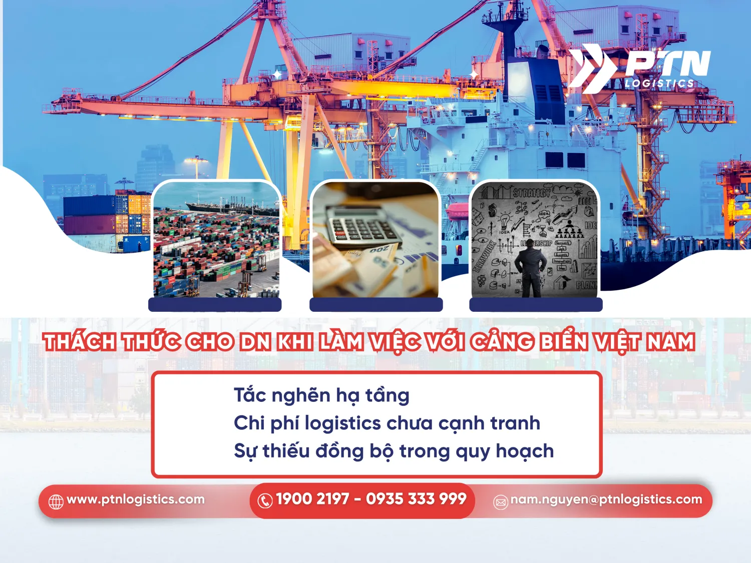 Các thách thức cho doanh nghiệp khi làm việc với cảng biển Việt Nam