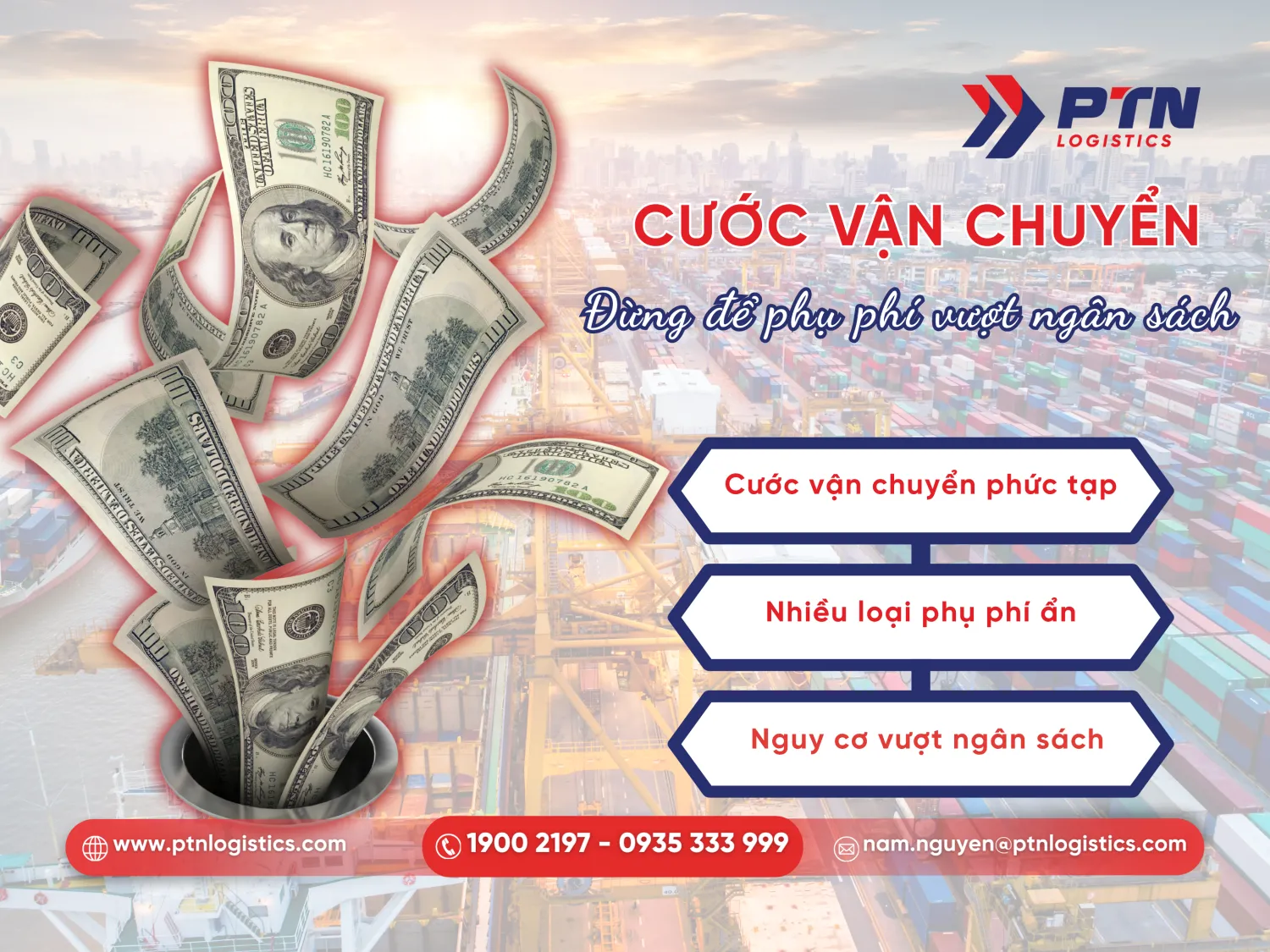 Các thách thức về chi phí vận chuyển