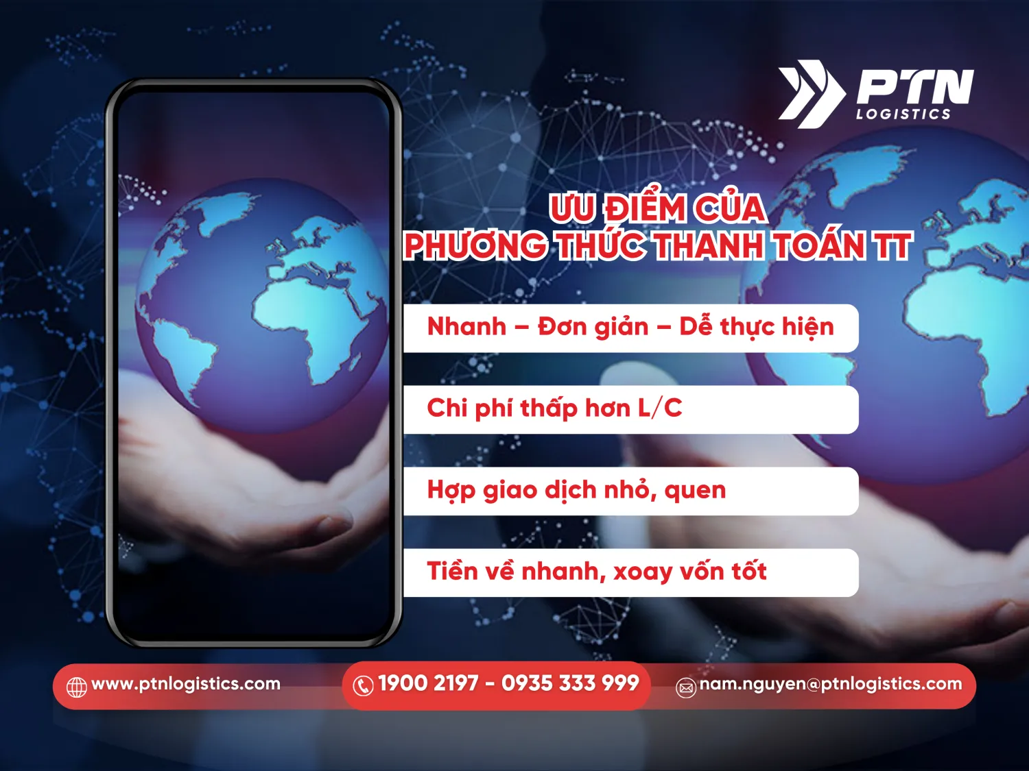 Các ưu điểm của phương thức thanh toán TT