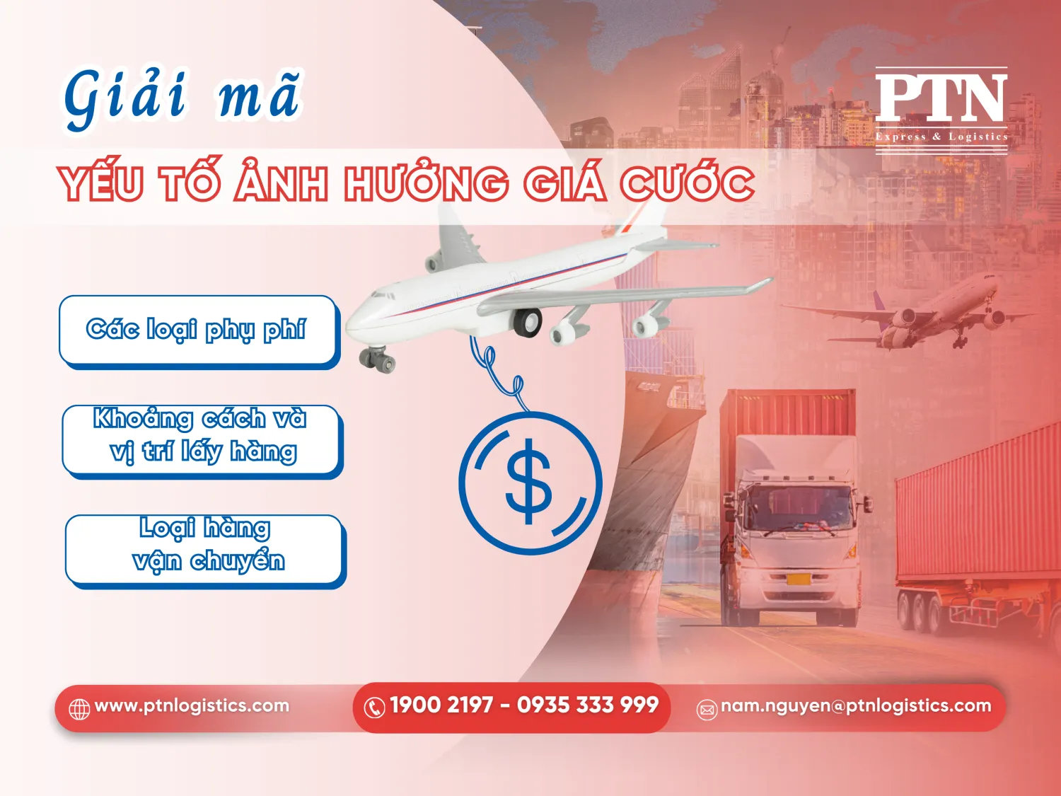 Các yếu tố cấu thàn cước phí