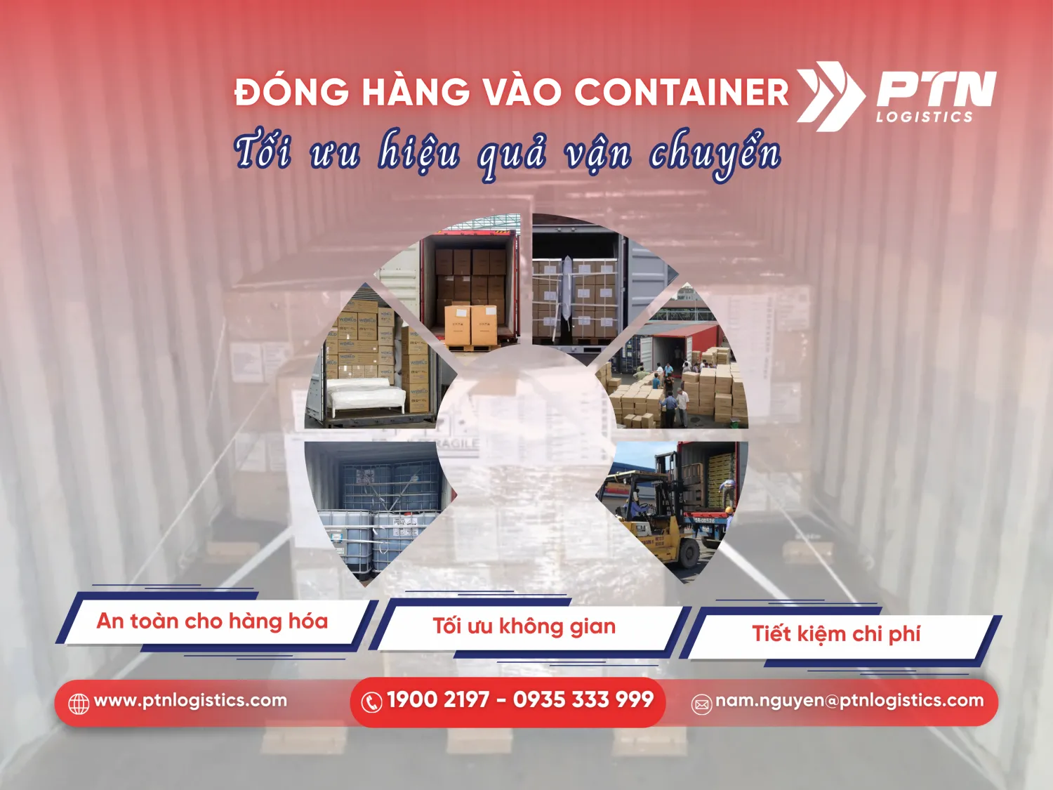 Cách đóng hàng vào container