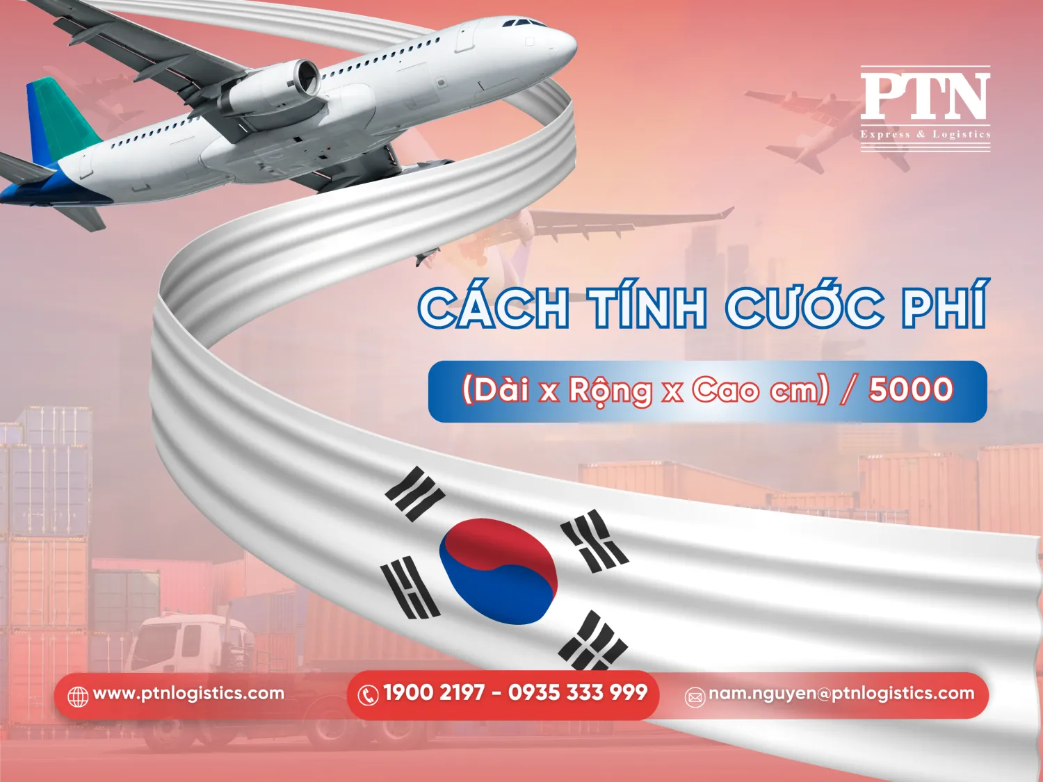 Cách tính cước phí