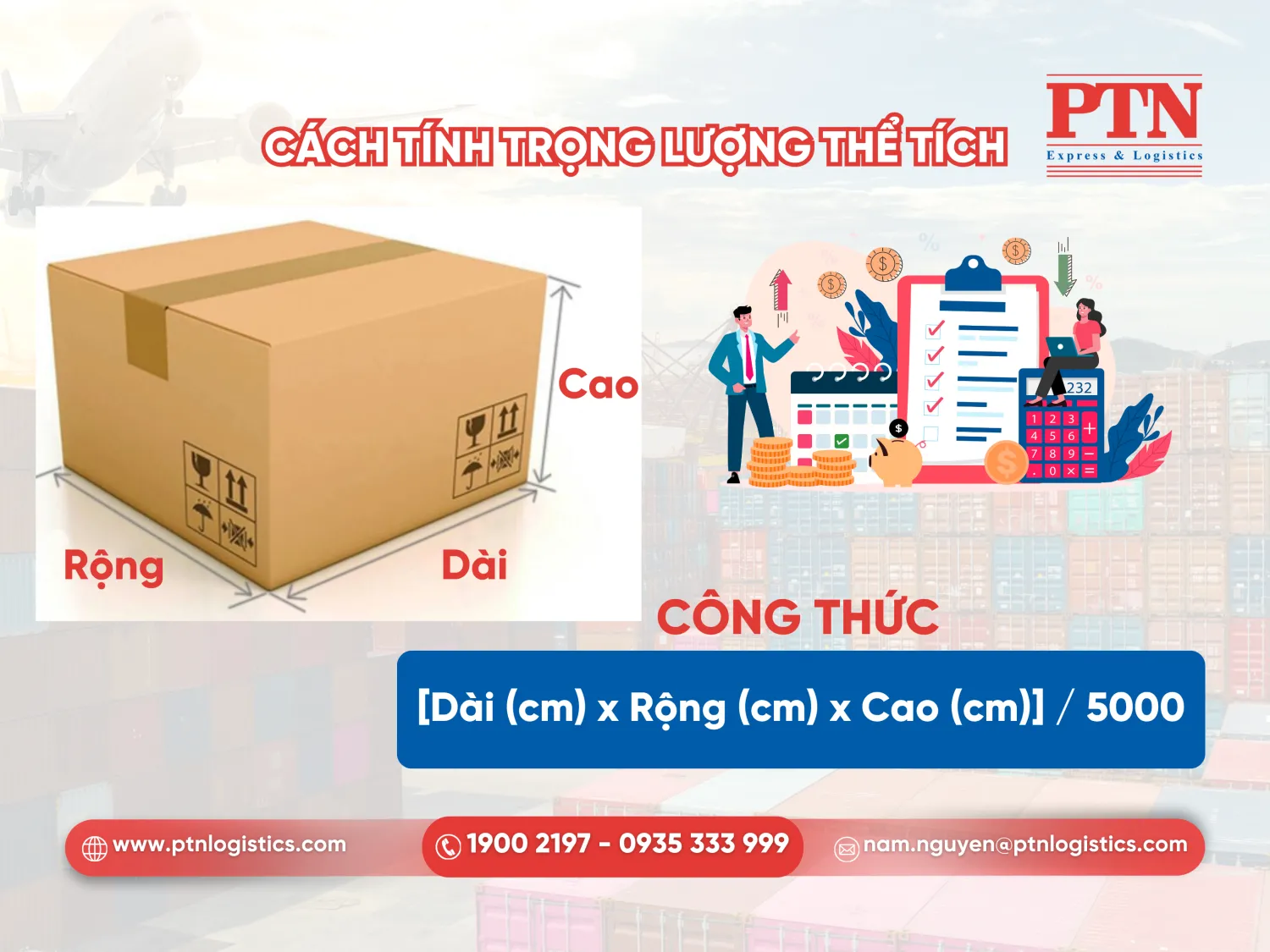 Cách tính trọng lượng thể tích
