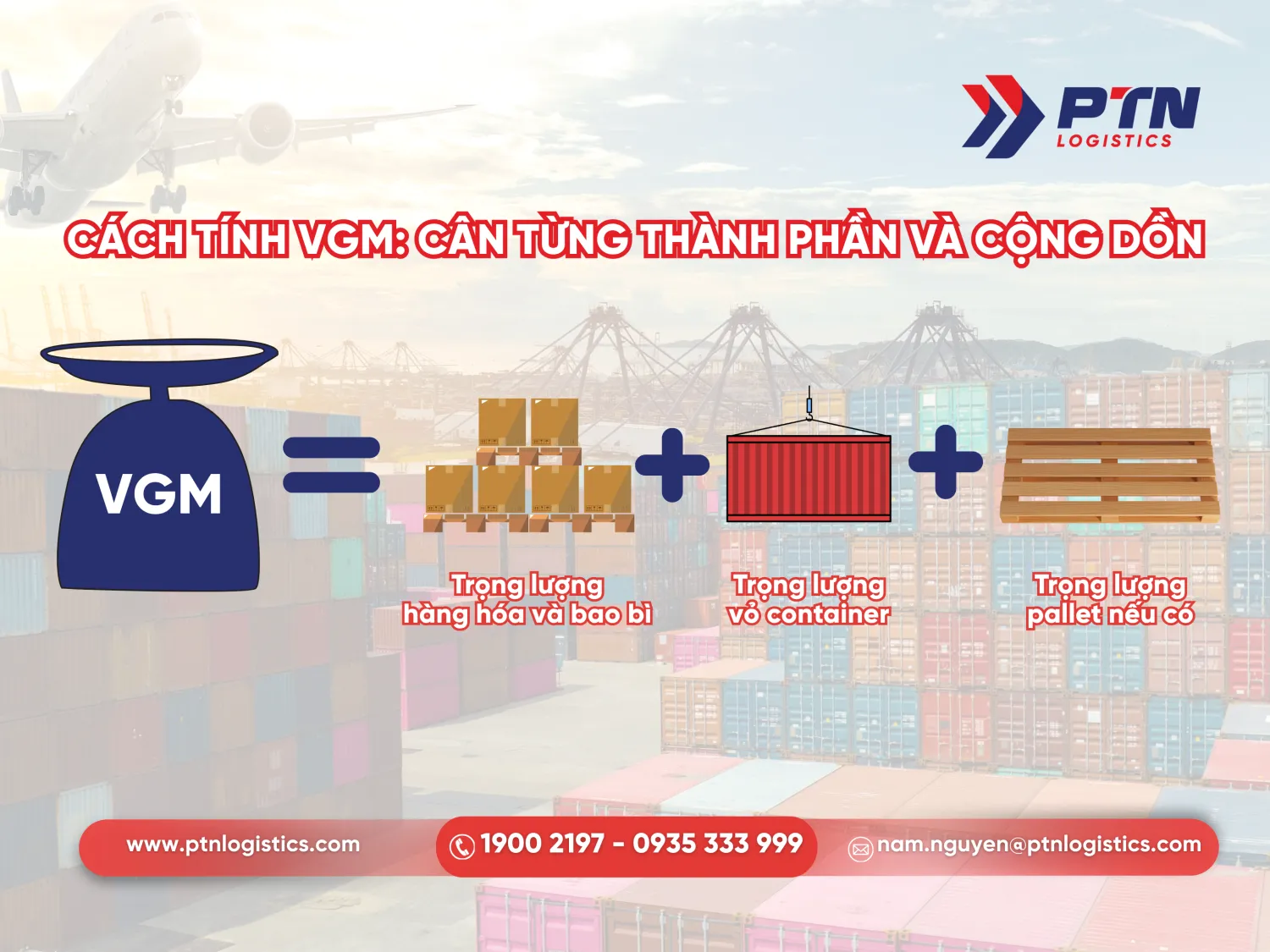Cách tính VGM chi tiết