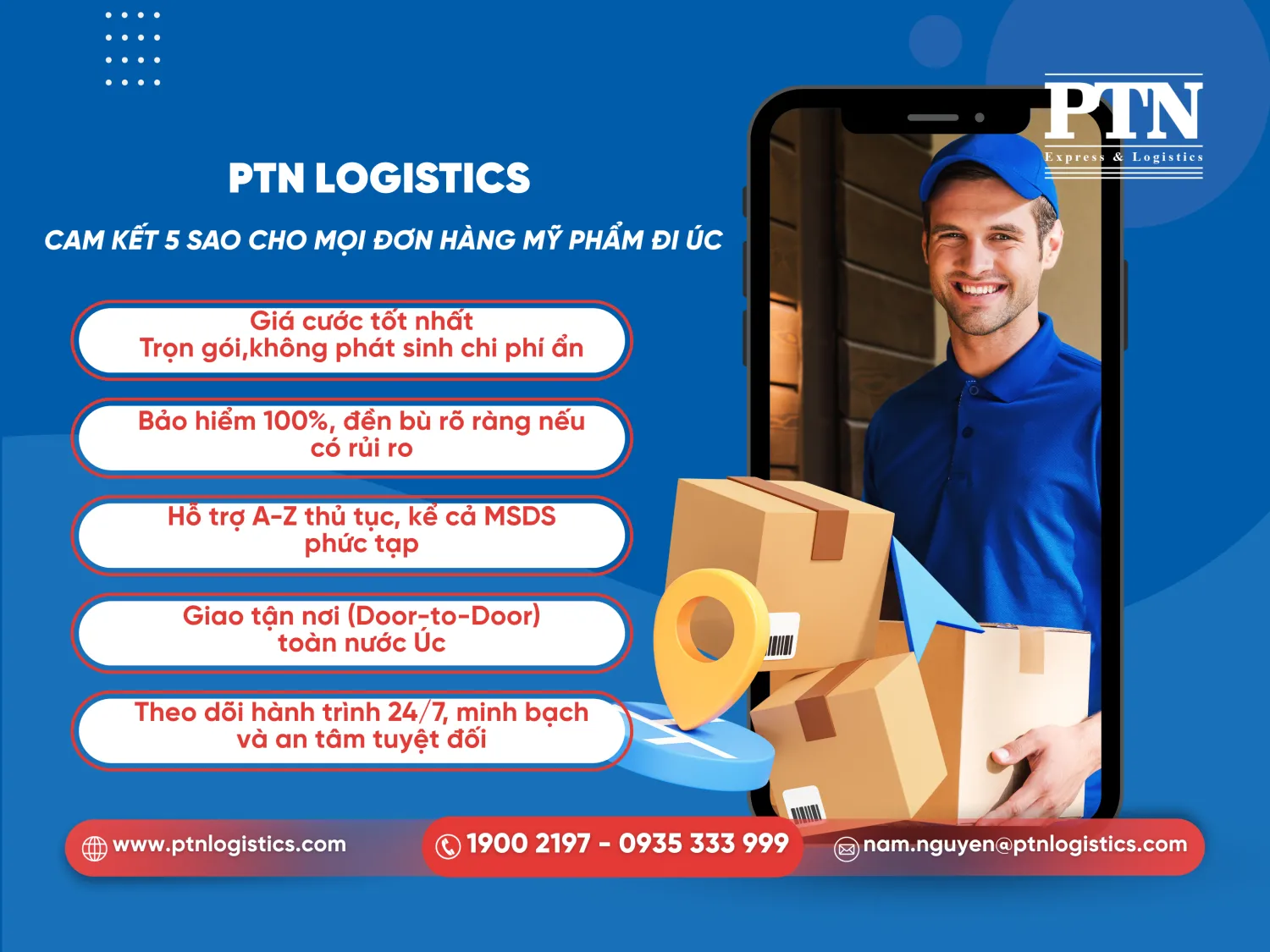 Cam kết dịch vụ của PTN