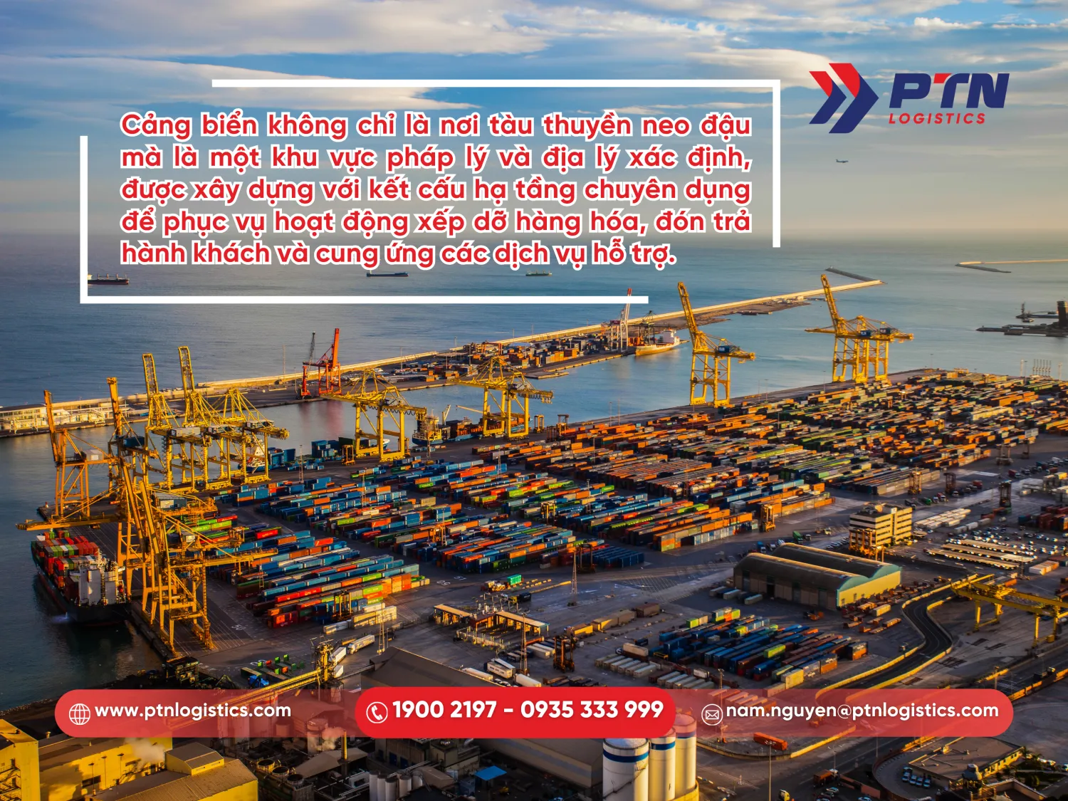 Cảng biển là gì? Định nghĩa chi tiết