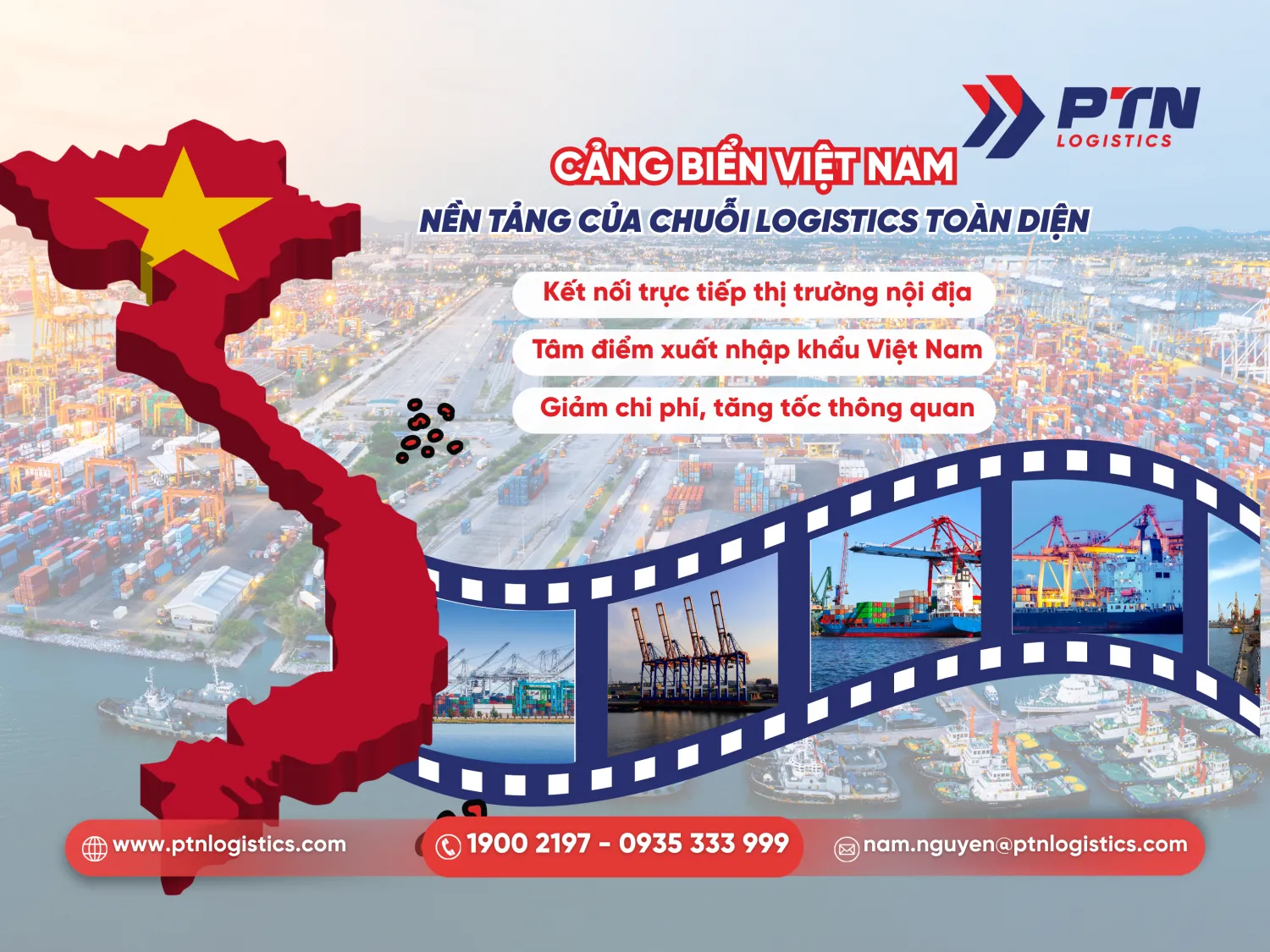 Cảng biển Việt Nam: Nền tảng chuỗi logistics toàn diện