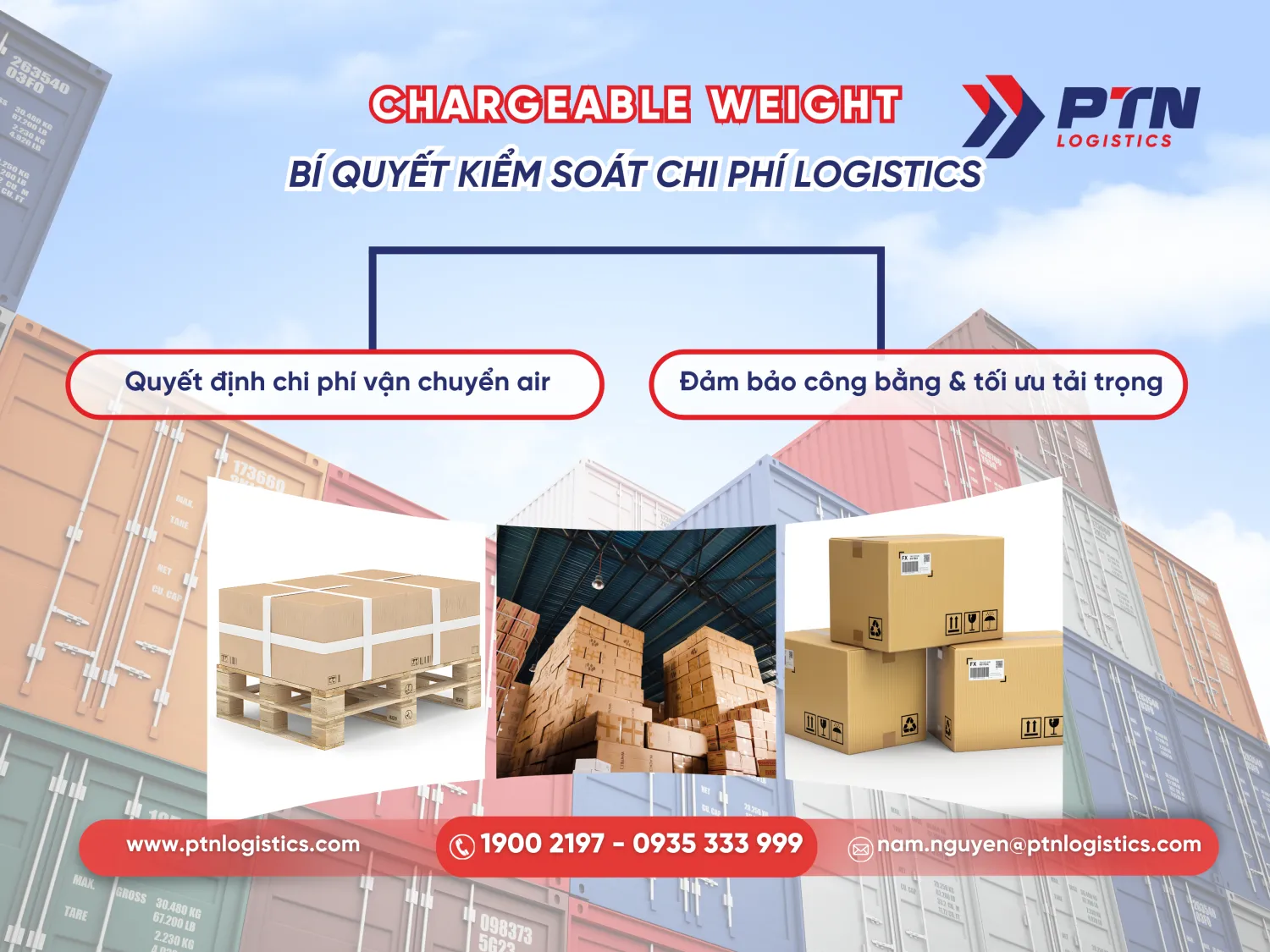 Chargeable weight là gì? Bí quyết kiểm soát chi phí logistics