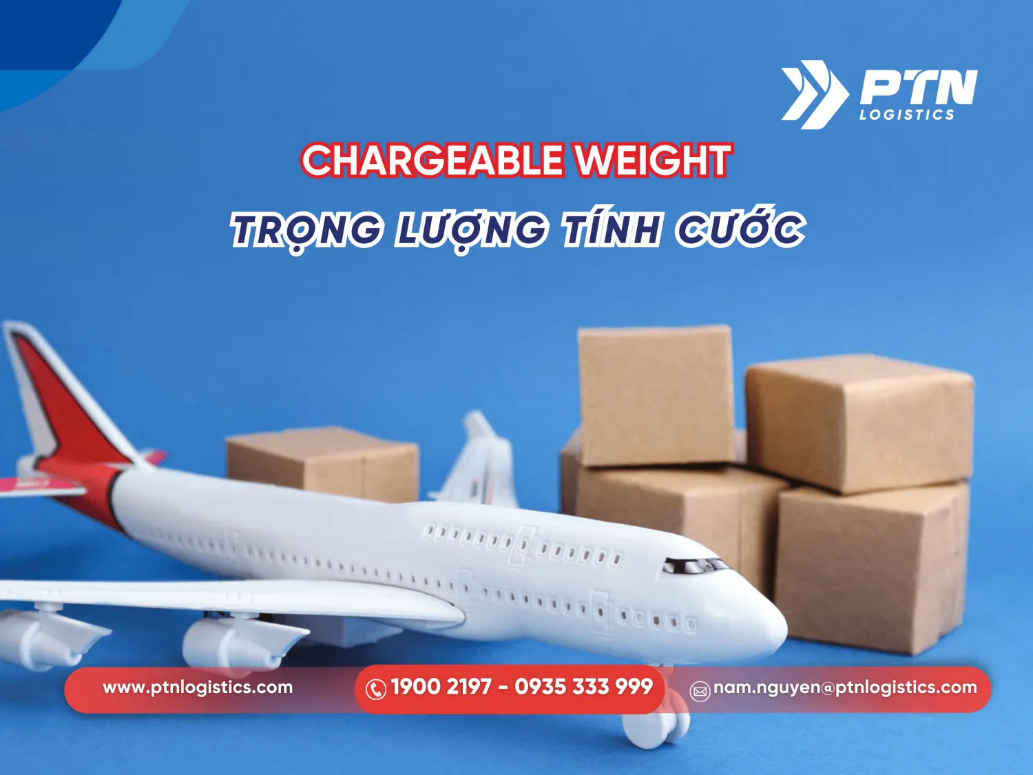 Chargeable weight: Trọng lượng tính cước