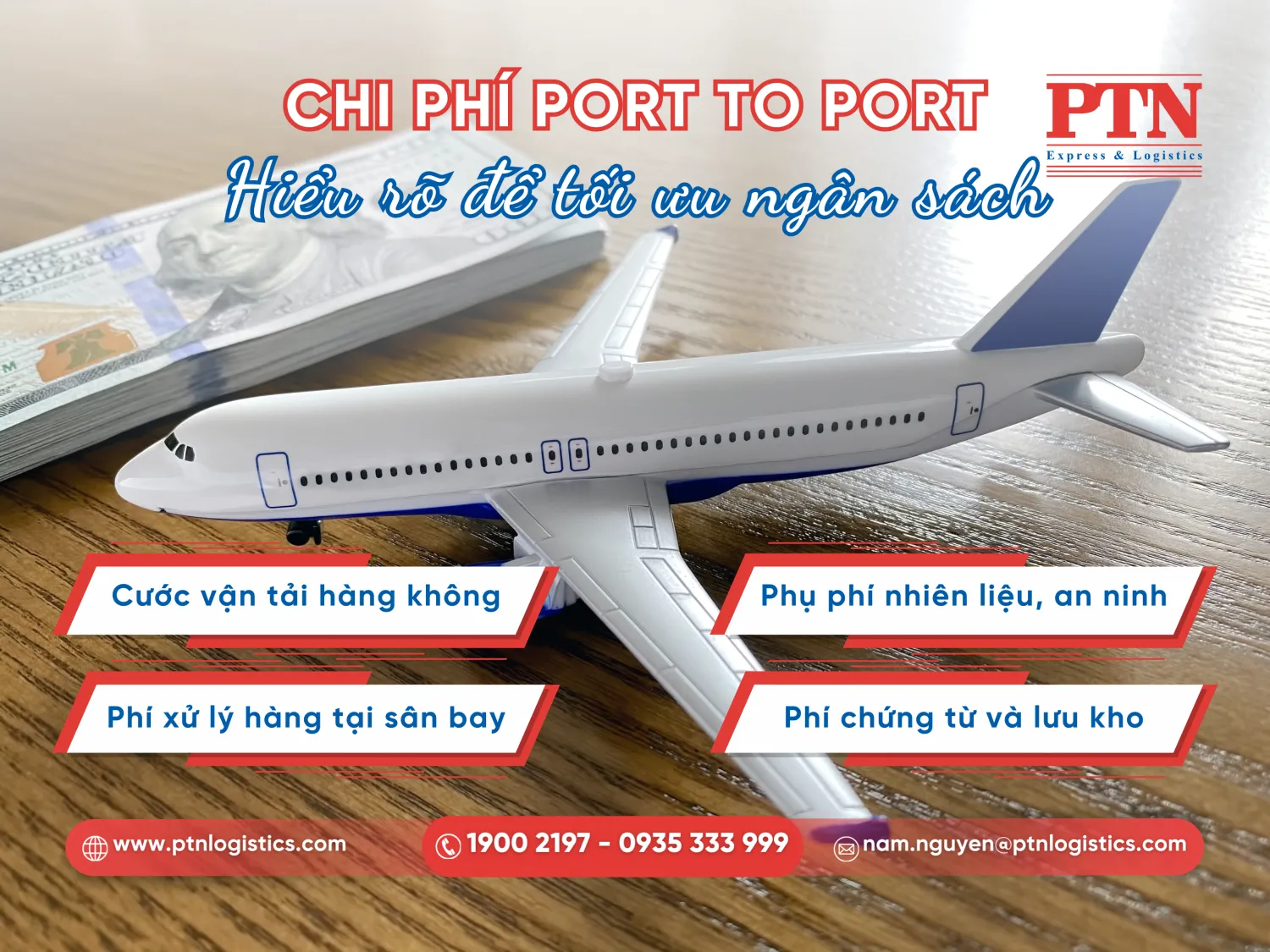 Chi phí cấu thành dịch vụ Port to Port