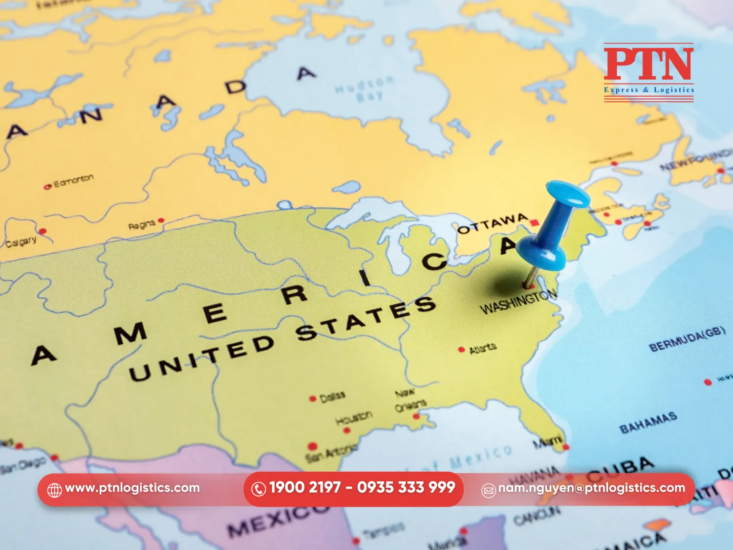 Chi phí vận chuyển sẽ phụ thuộc vào địa chỉ nhận hàng tại Mỹ