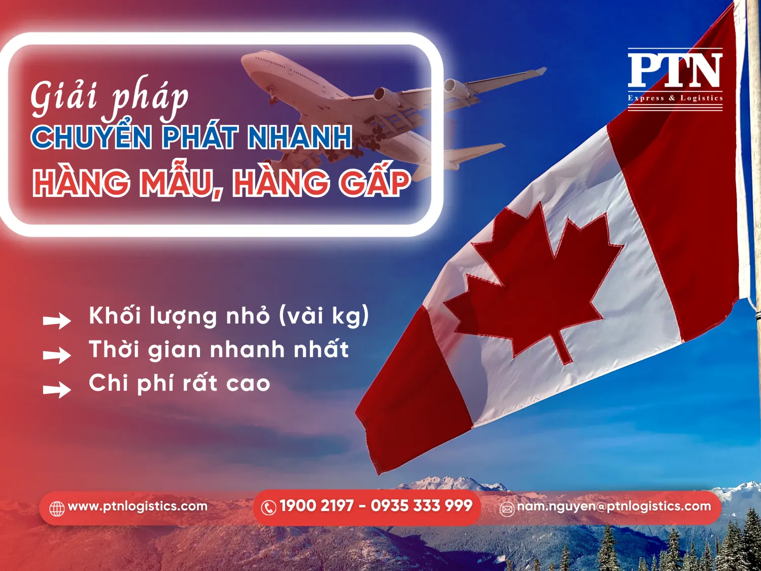 Chuyển phát nhanh hàng đông lạnh khối lượng nhỏ