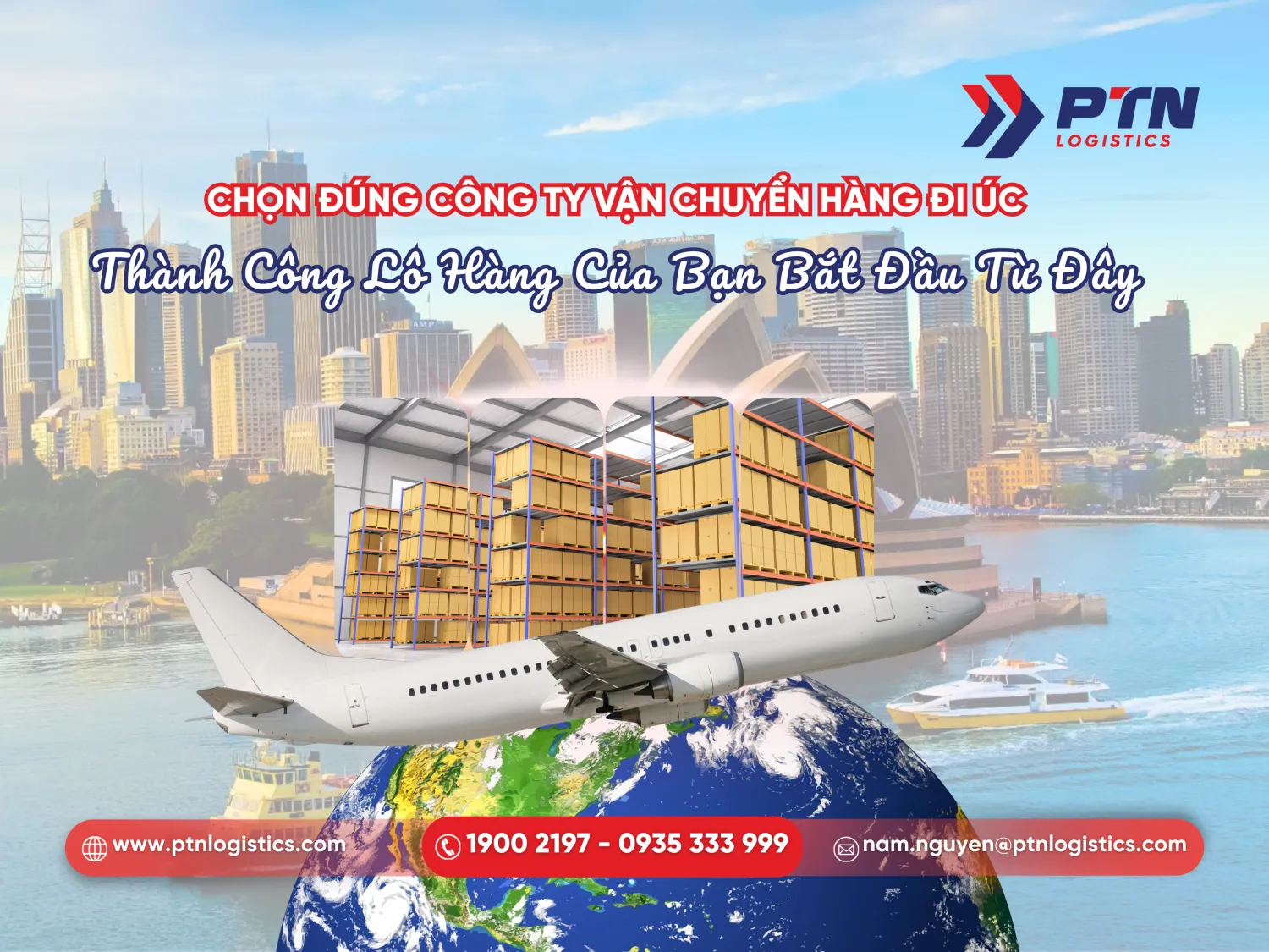 Công ty vận chuyển hàng đi Úc thành công lô hàng của bạn bắt đầu từ đây