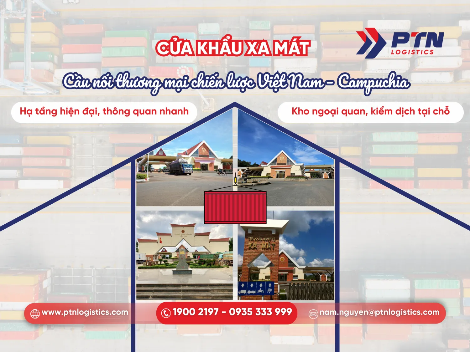 Cửa khẩu Xa Mát: Cầu nối thương mại chiến lược