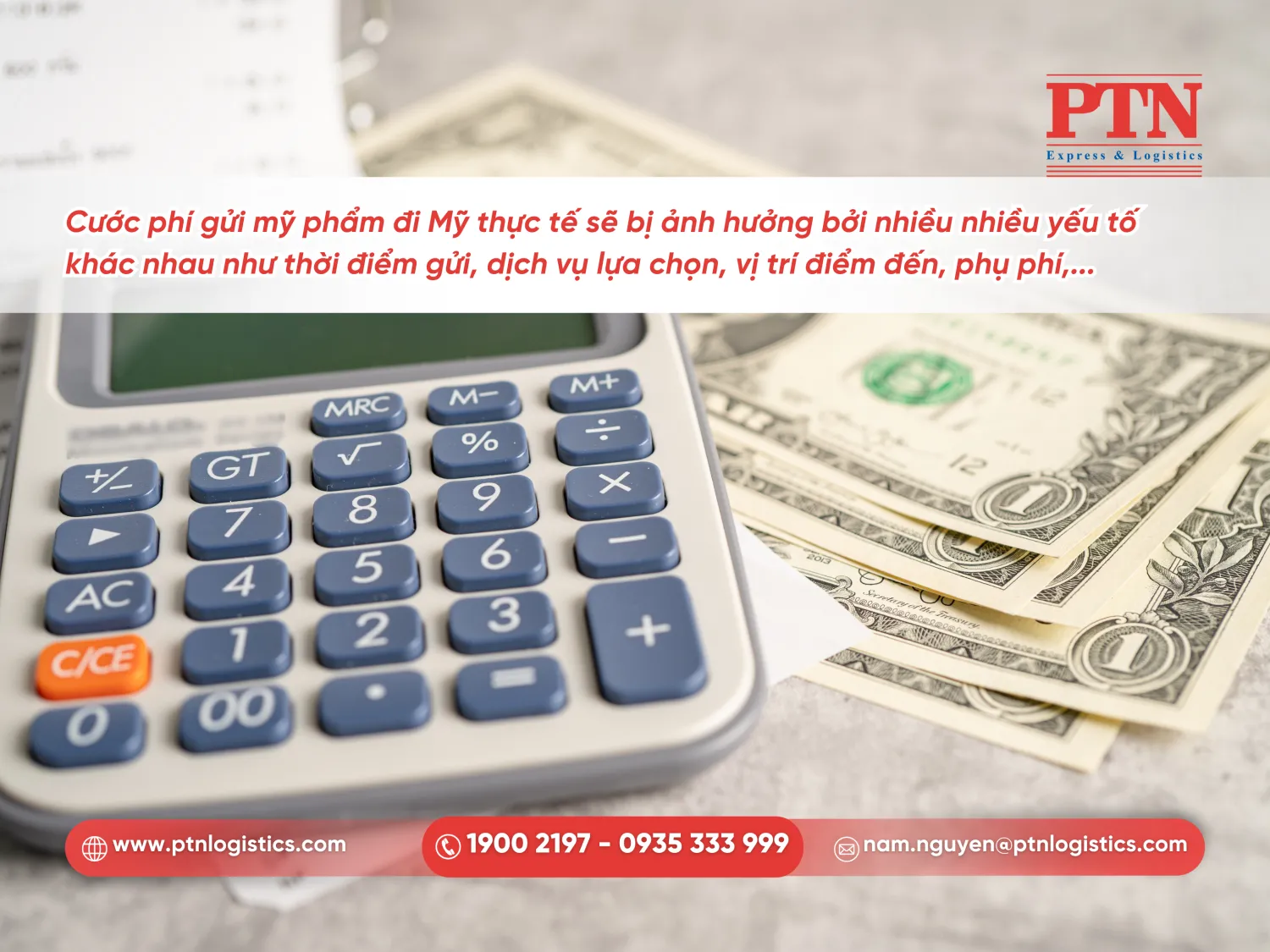 Cước phí gửi mỹ phẩm đi Úc