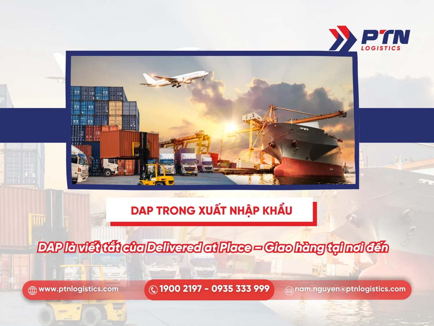 DAP là gì trong xuất nhập khẩu