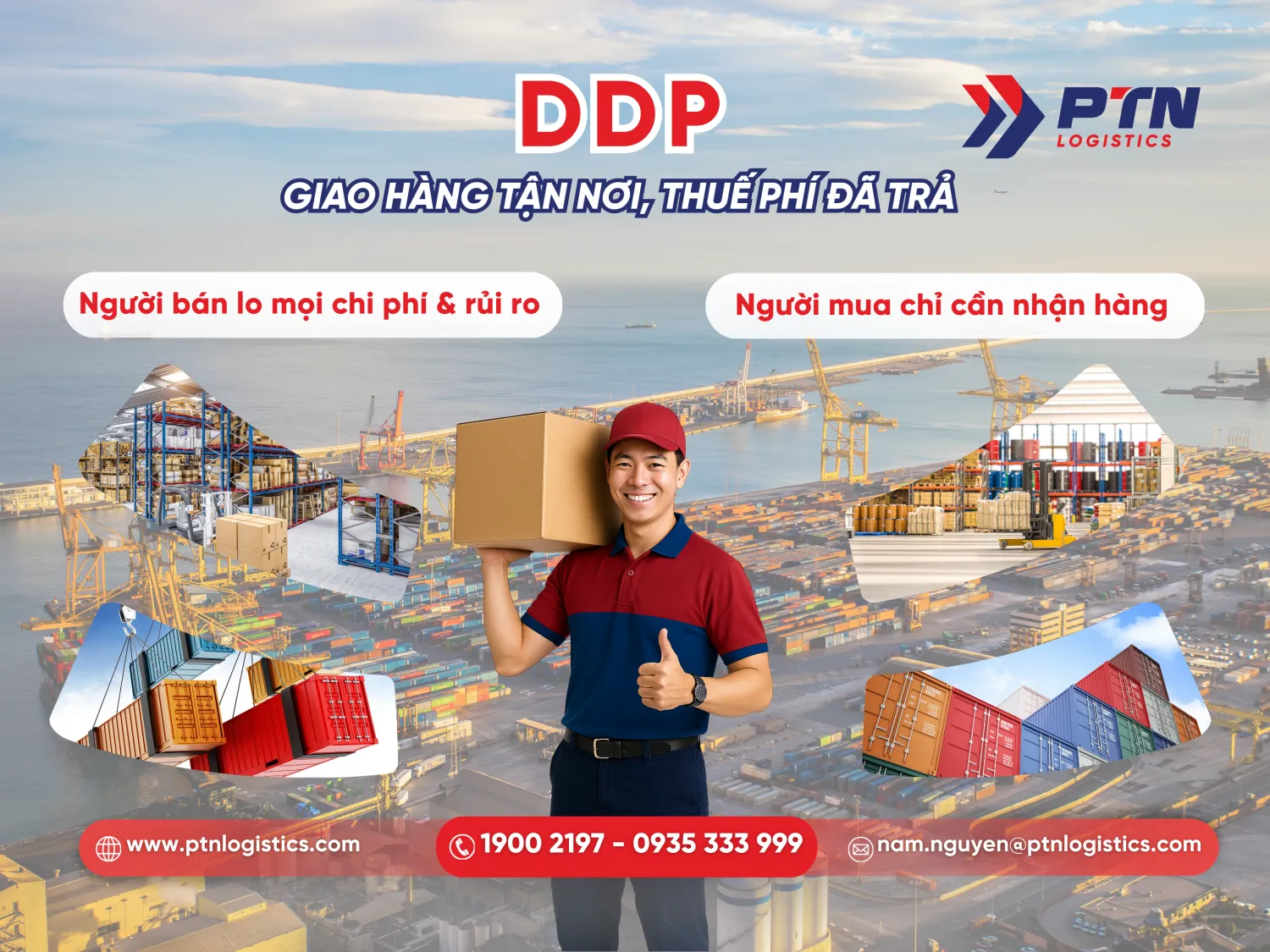 DDP là gì? Giao hàng tận nơi