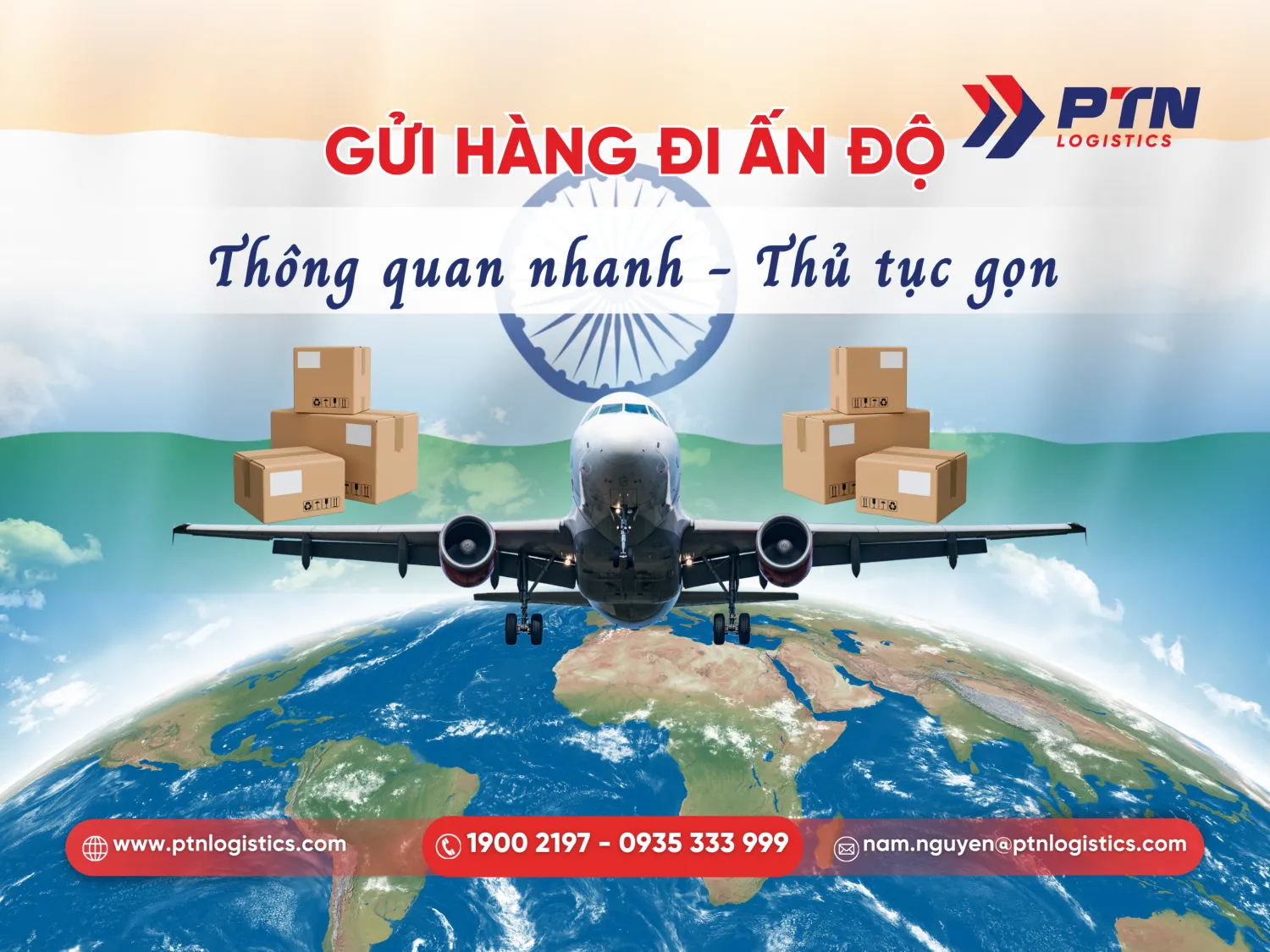 Dịch vụ chuyển phát nhanh đi Ấn Độ