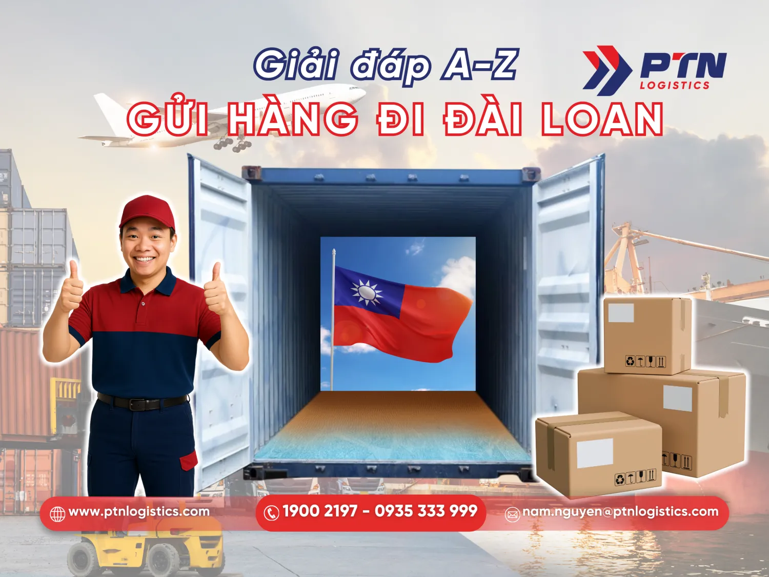 Dịch vụ gửi hàng đi Đài Loan