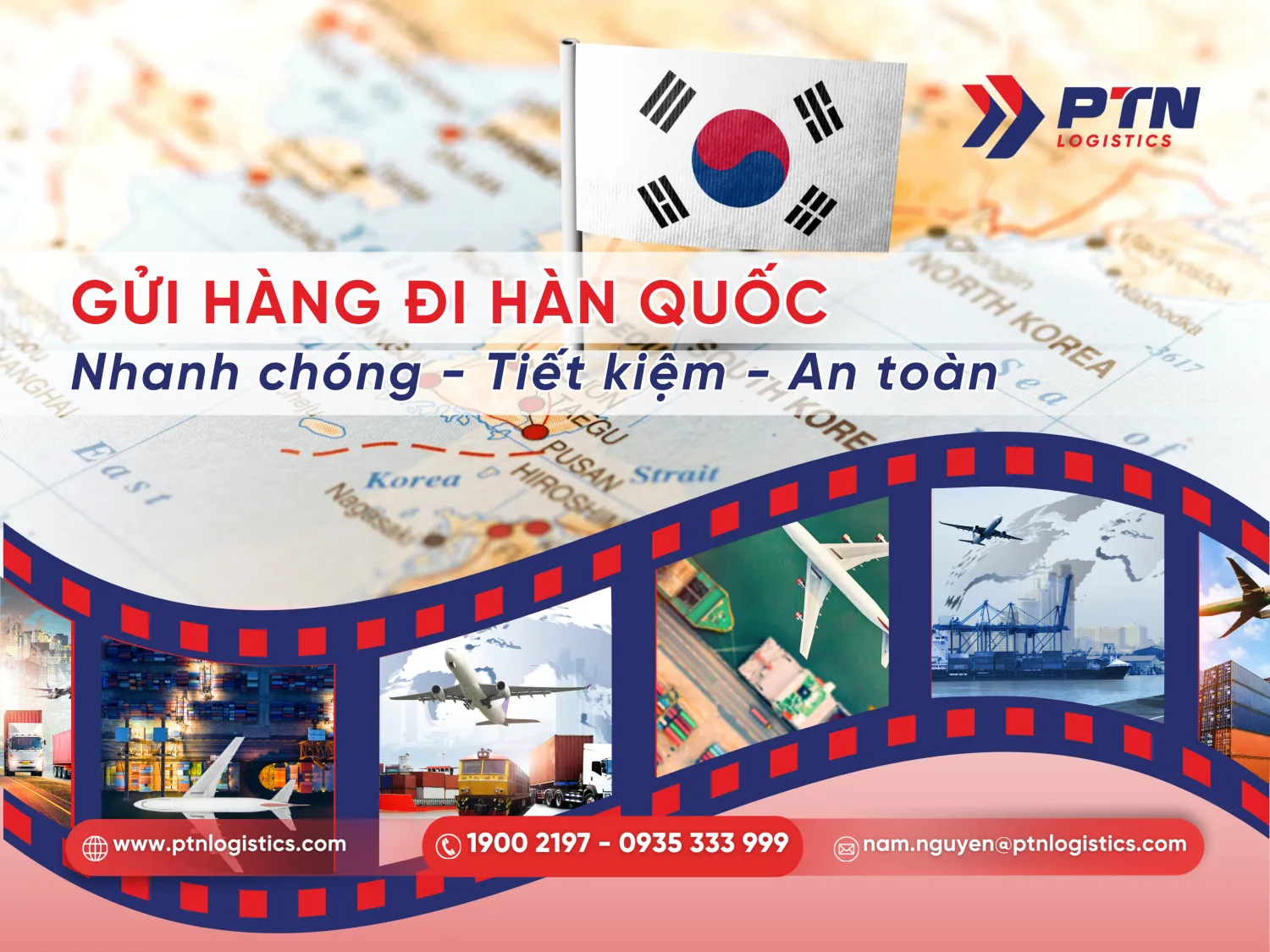 Dịch vụ gửi hàng đi Hàn Quốc