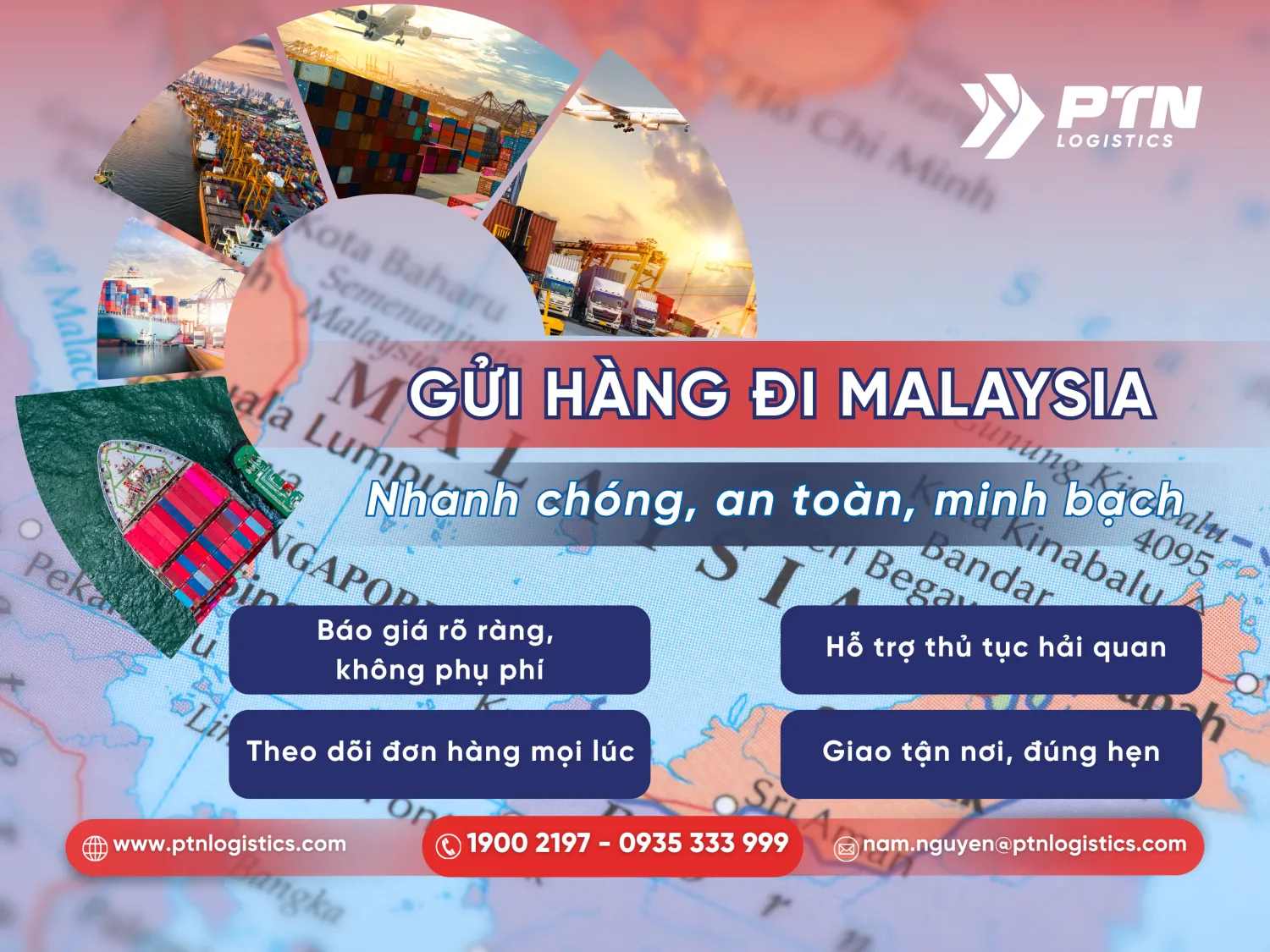 Dịch vụ gửi hàng đi Malaysia