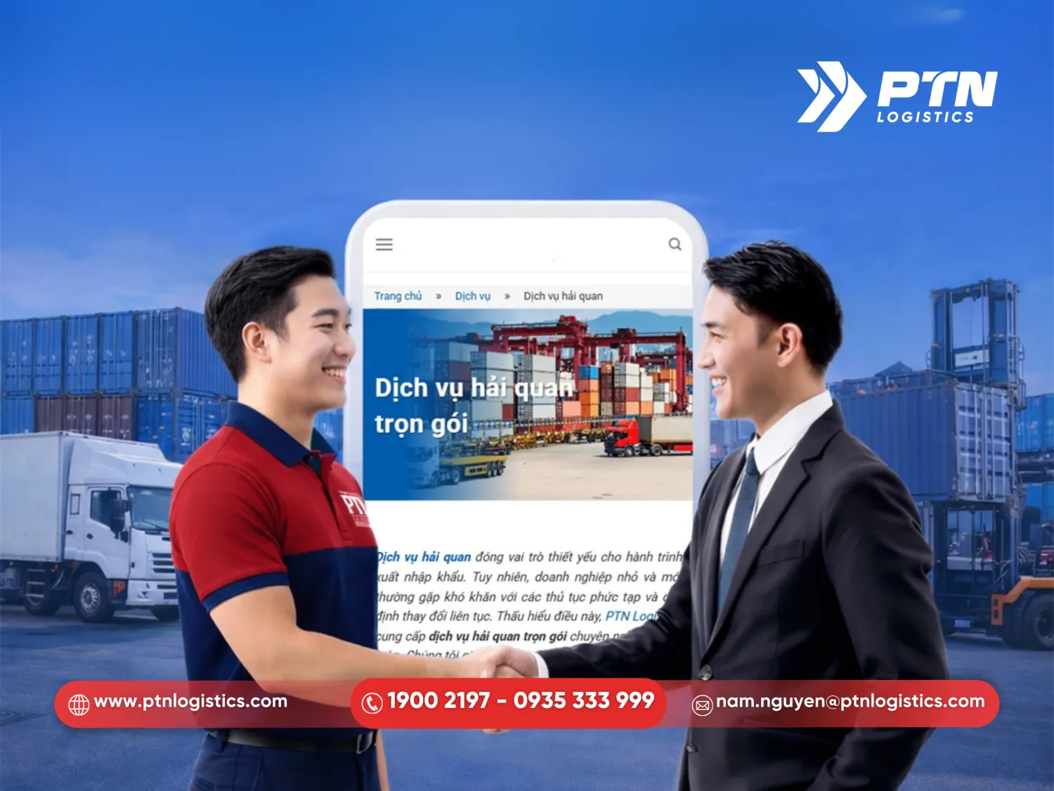 Dịch vụ gửi hàng đi Mỹ toàn diện từ PTN Logistics