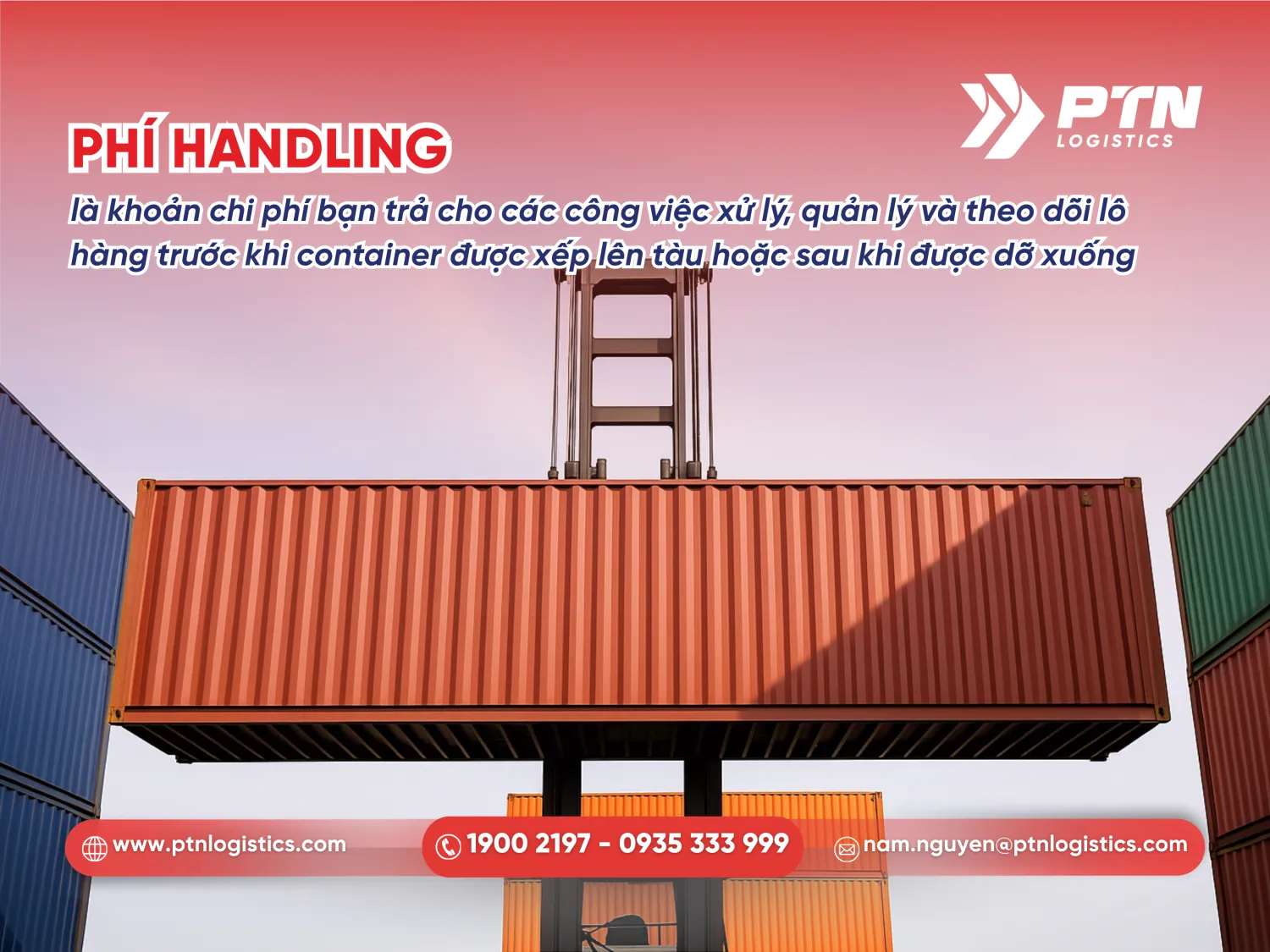 Định nghĩa phí handling chi tiết