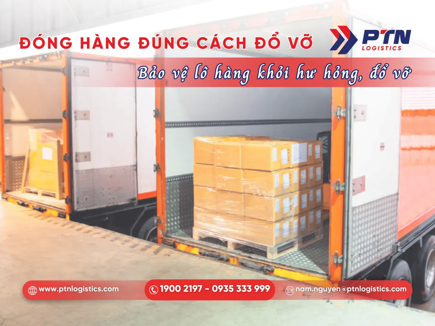 Đóng hàng đúng đảm bảo an toàn cho hàng