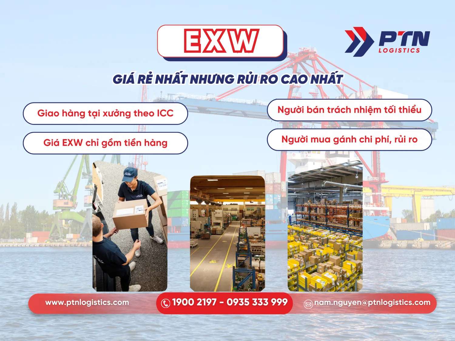 EXW là gì? Giá rẻ nhất nhưng rủi ro cao