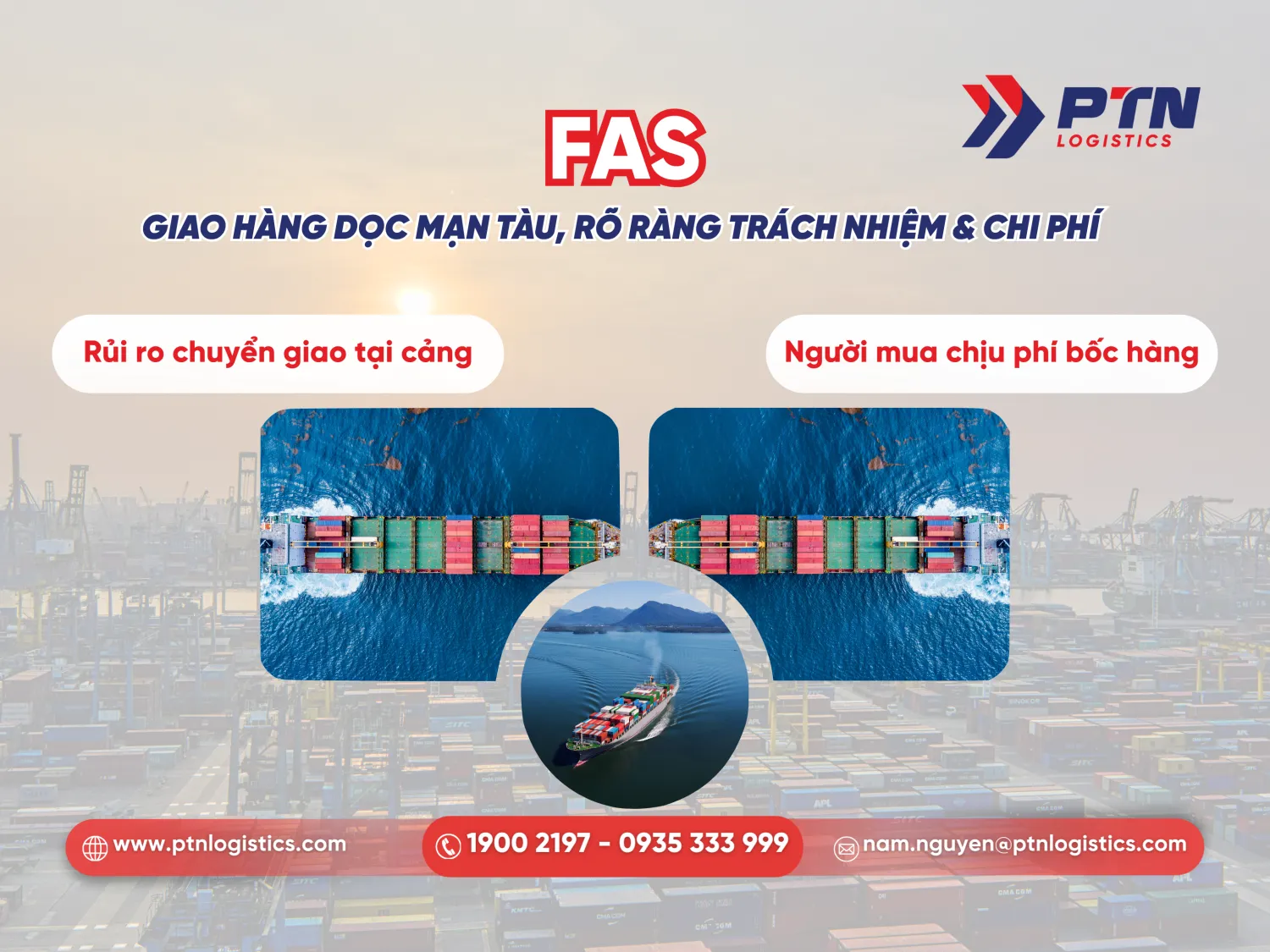 FAS là gì? Giao hàng dọc mãn tàu
