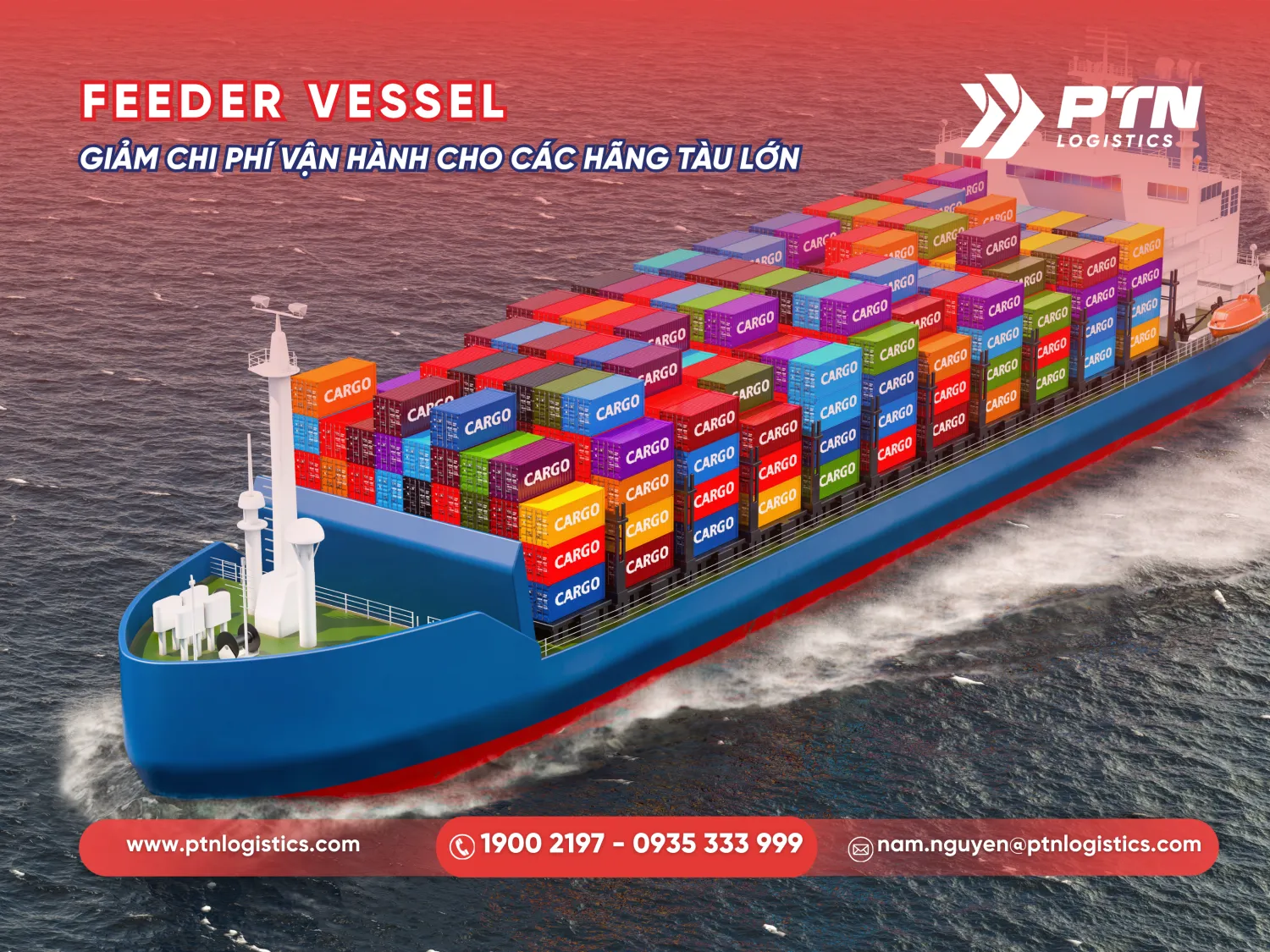Feeder vessel giảm chi phí vận hành cho các hãng tàu