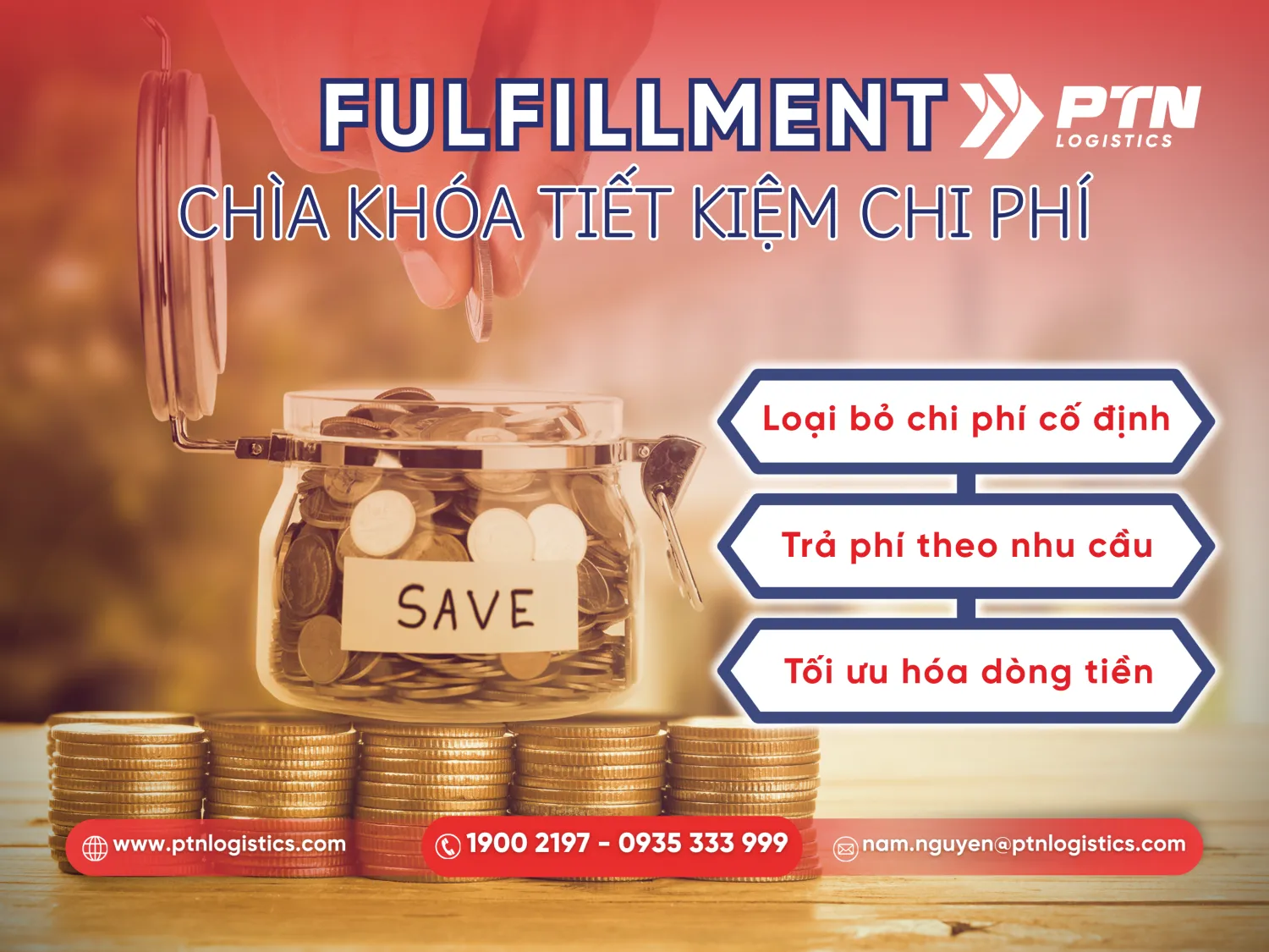 Fulfillment giúp tiết kiệm được chi phí vận hành
