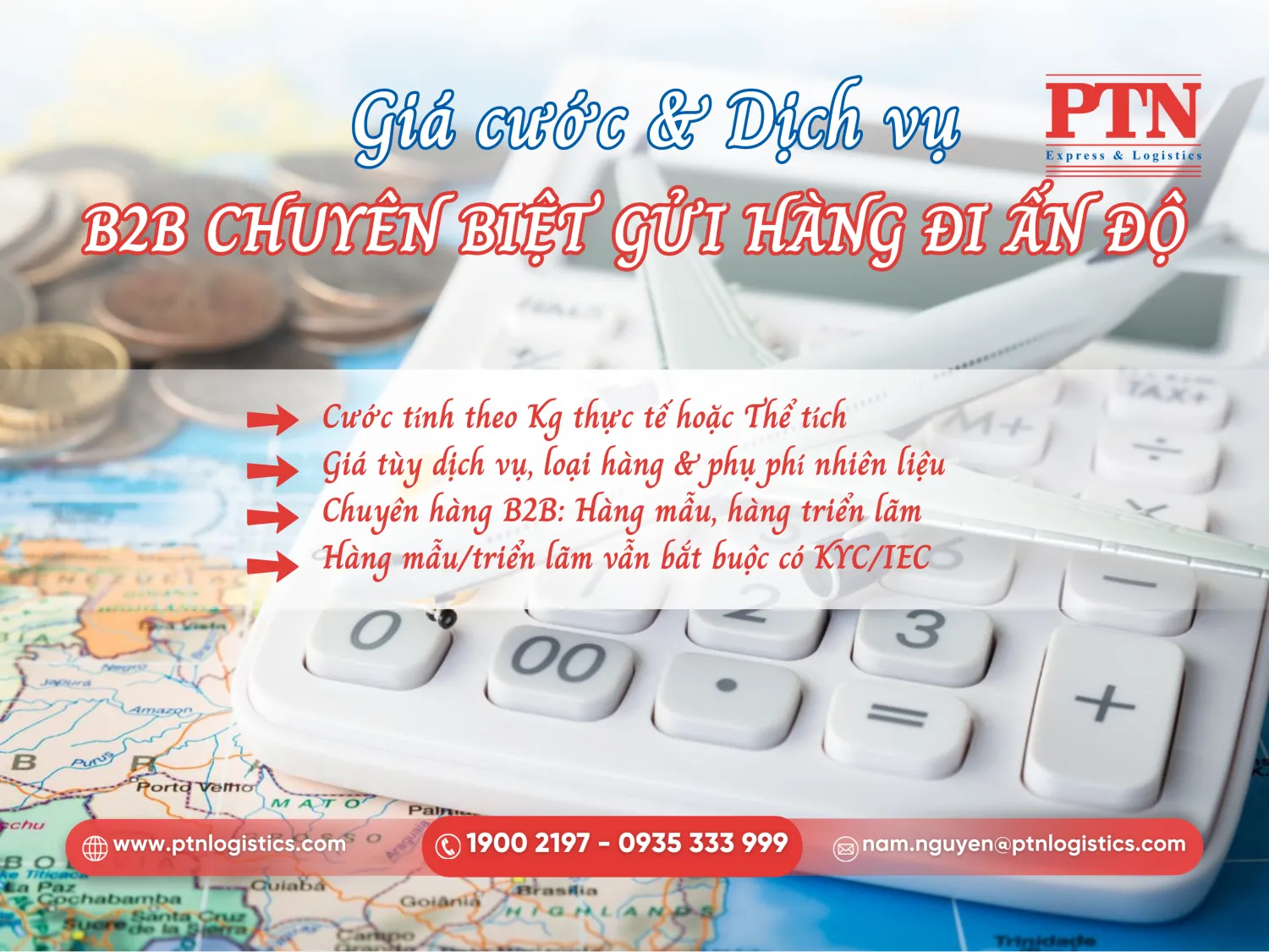 Giá chuyển phát nhanh đi Ấn Độ