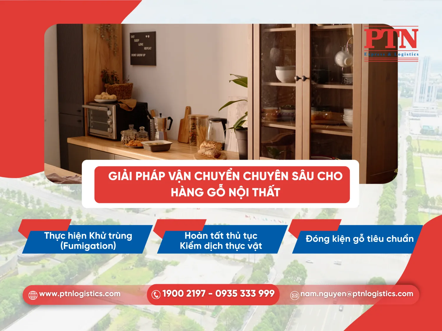 Giải pháp vận chuyển chuyên sâu cho lô hàng gỗ nội thất