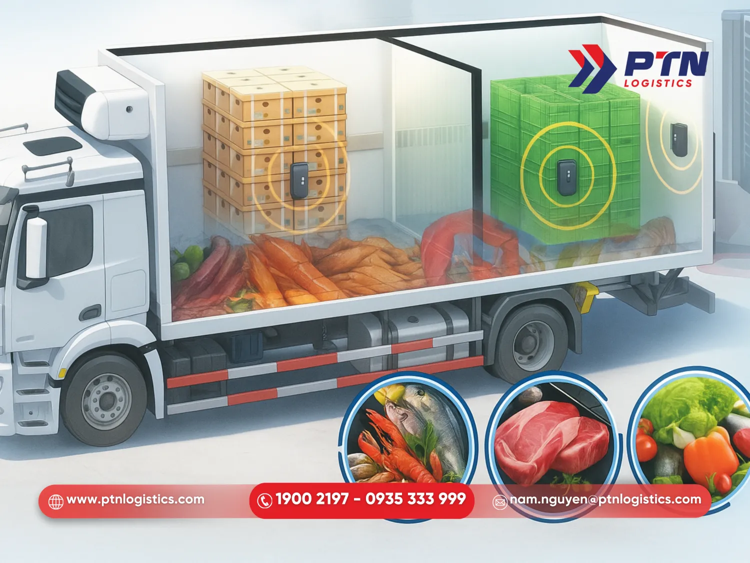 Giám sát nhiệt độ suốt quá trình vận chuyển