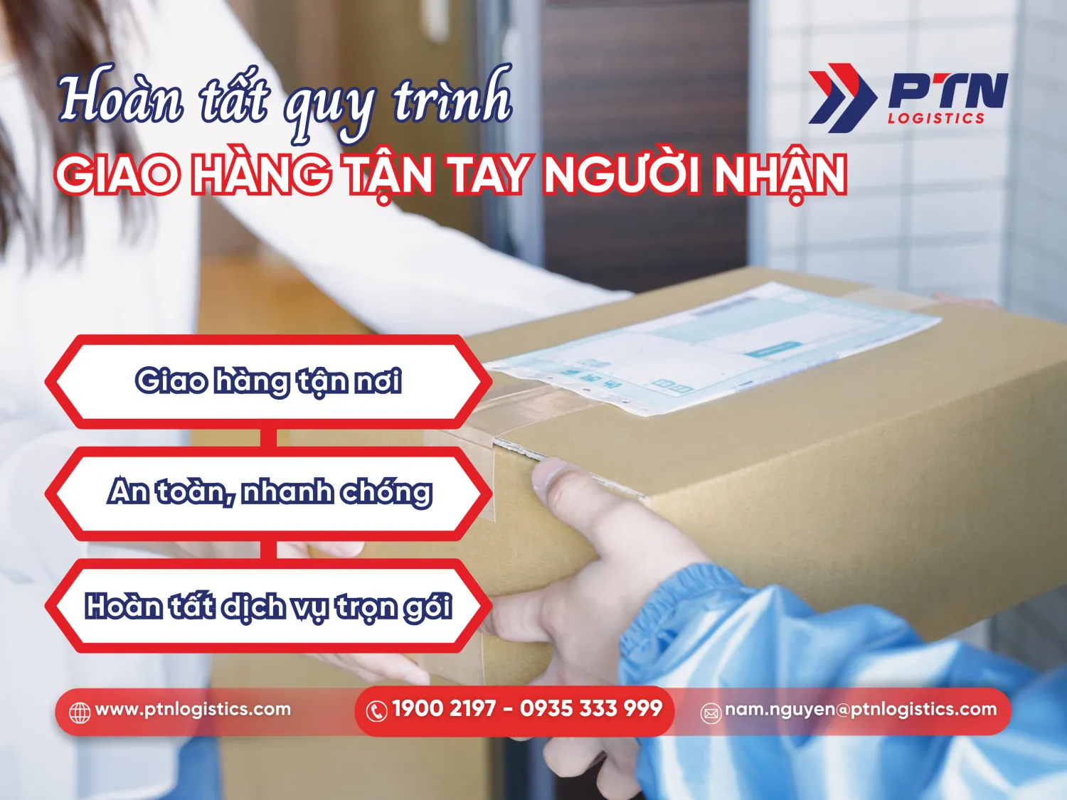 Giao hàng đến tận tay người nhận