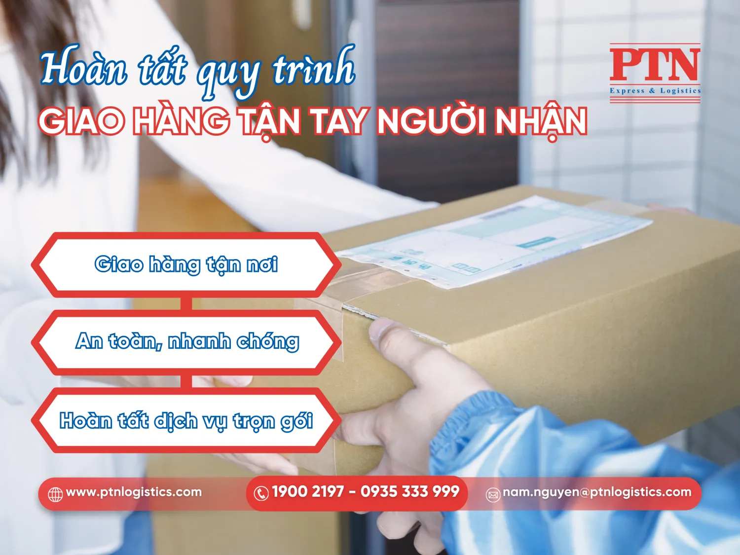 Giao hàng đến tay người nhận