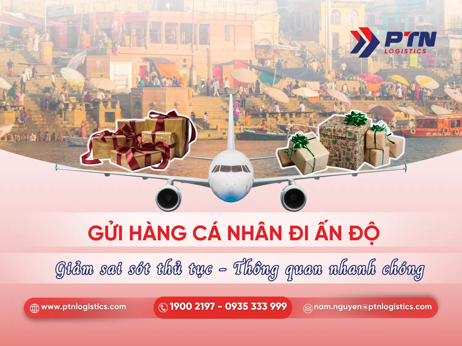 Gửi bưu phẩm quà tặng cho người thân ở Ấn