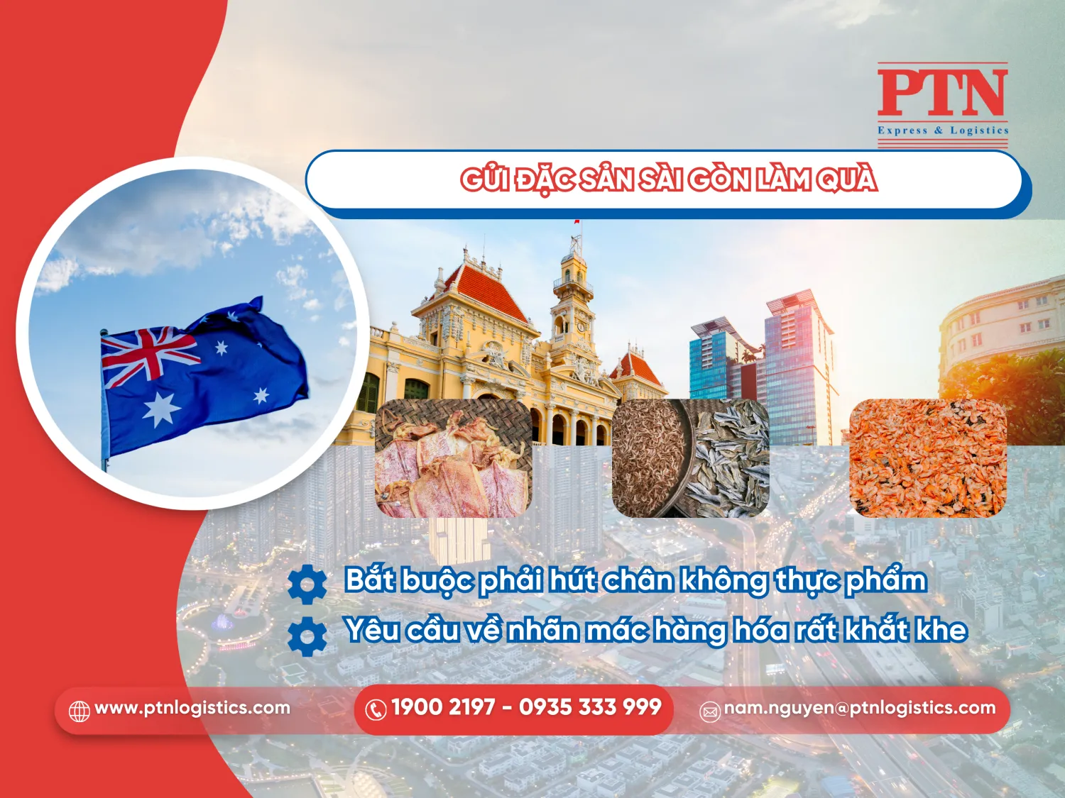 Gửi đặc sản Sài Gòn làm quà