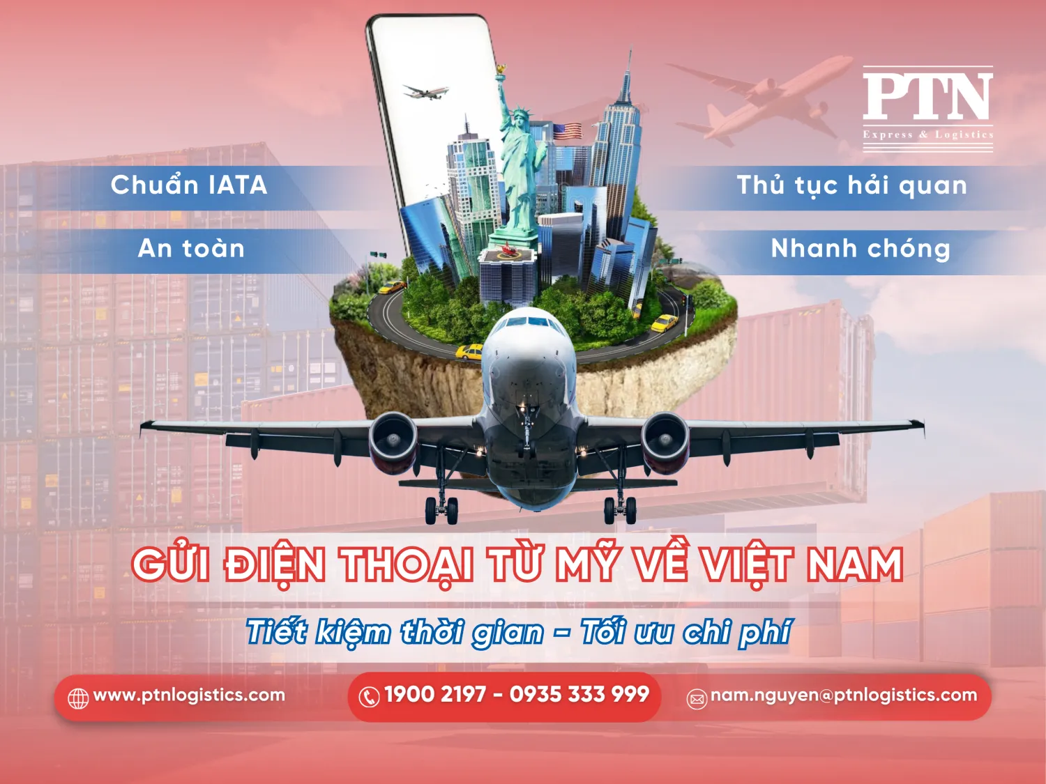 Gửi điện thoại từ Mỹ về Việt Nam