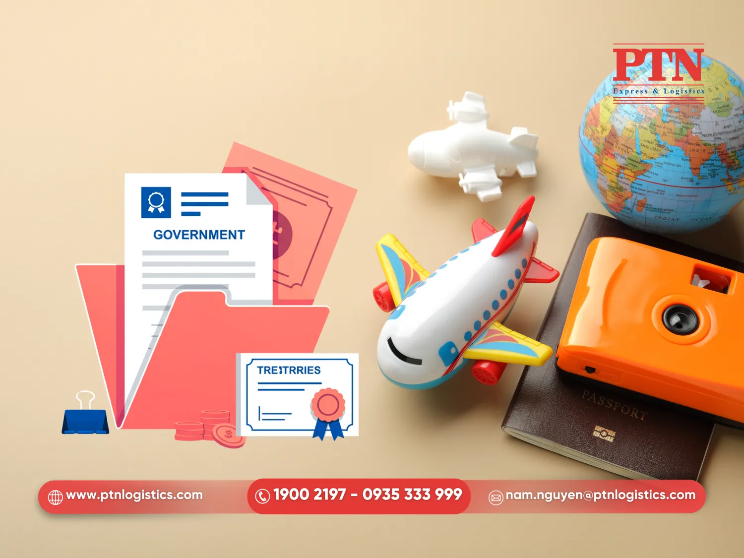 Gửi giấy tờ cá nhân và du học